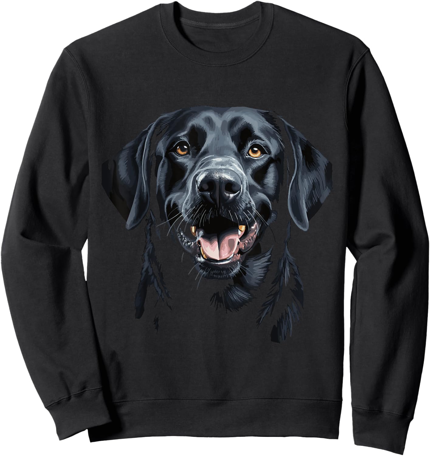 Black Labrador Retriever Love Labrador Mum Dad Chocolate Sweatshirt - Sweatshirt | Black