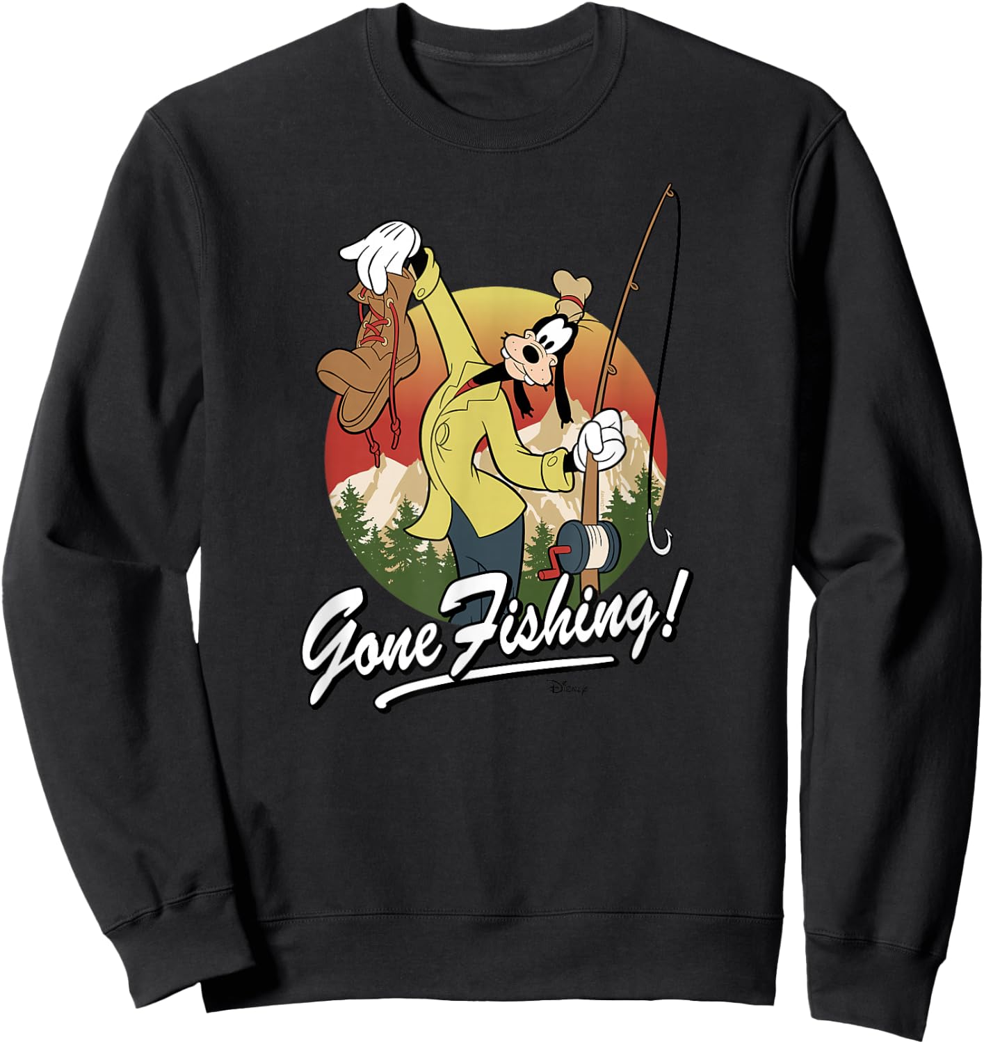 Disney - Goofy Gone Fishing! Sweatshirt - Sweatshirt | Black