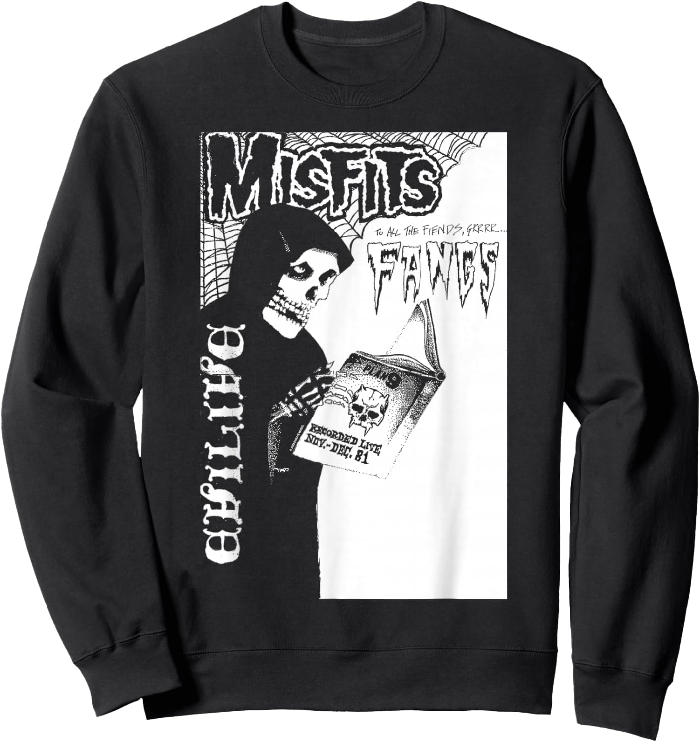 Misfits – Fangs Sweatshirt - Sweatshirt | Black