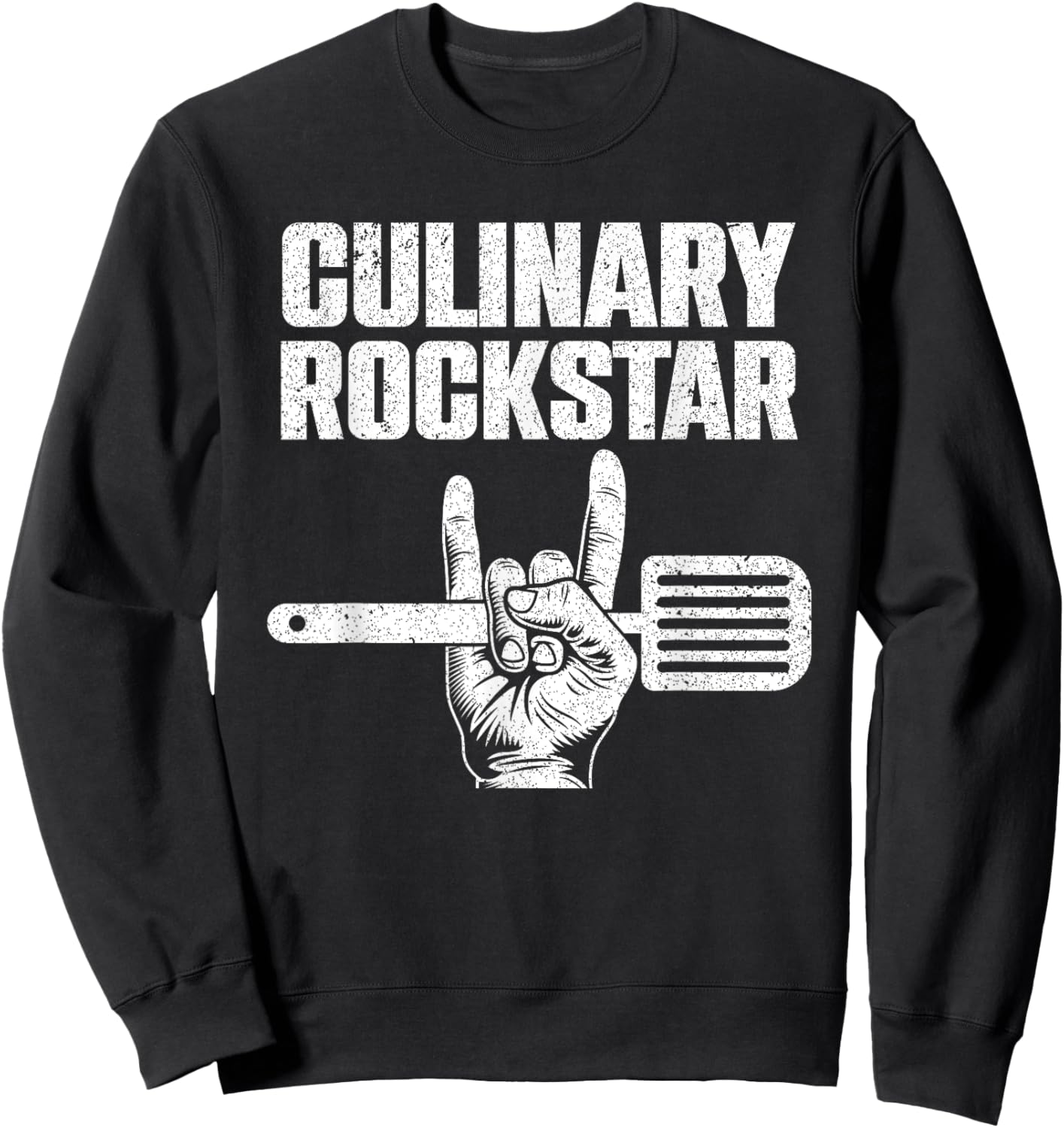 Funny Culinary Design Women Chef Cook Culinary Lover Sweatshirt - Sweatshirt | Black