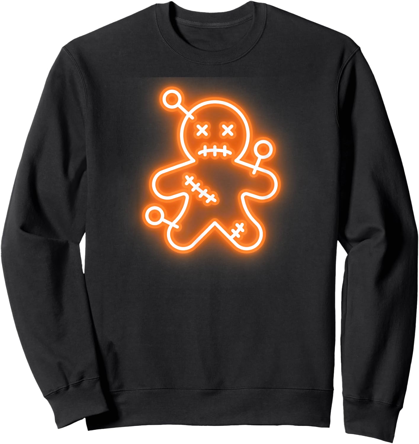 Halloween Creepy Voodoo Doll Witchcraft Sweatshirt - Sweatshirt | Black
