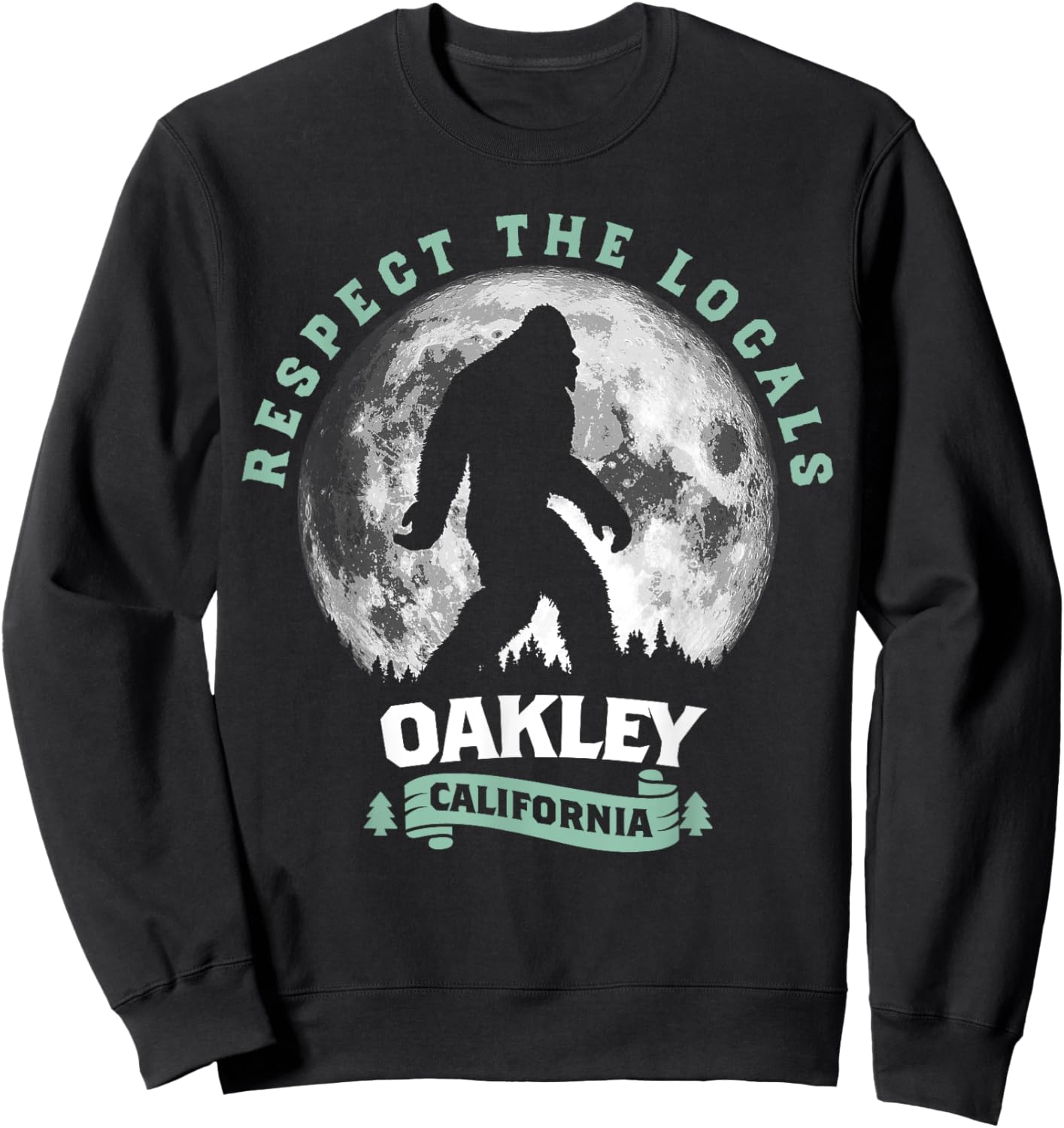 Oakley California Bigfoot Night Walk Retro Sweatshirt - Sweatshirt | Black
