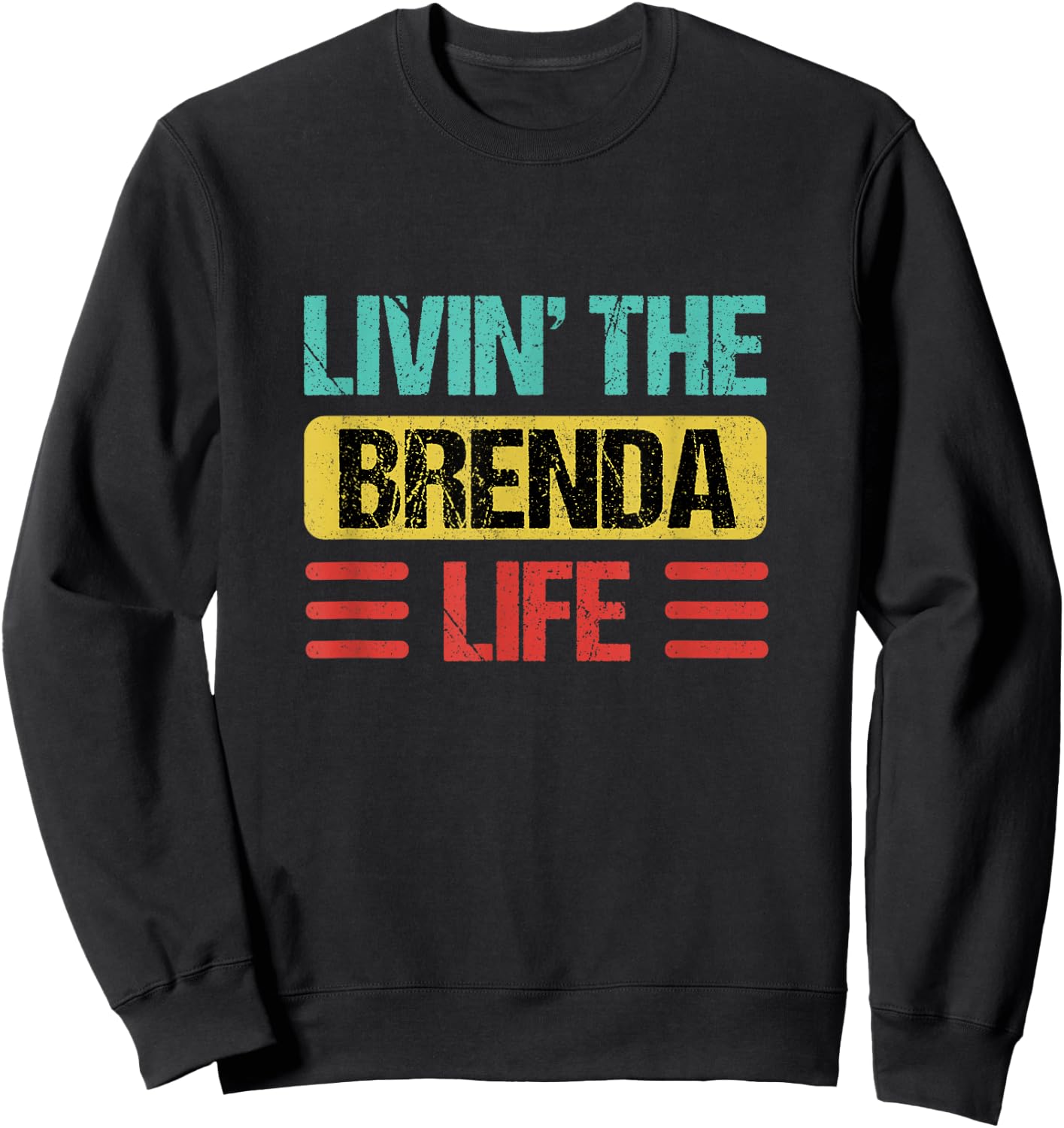 Brenda Name Sweatshirt - Sweatshirt | Black