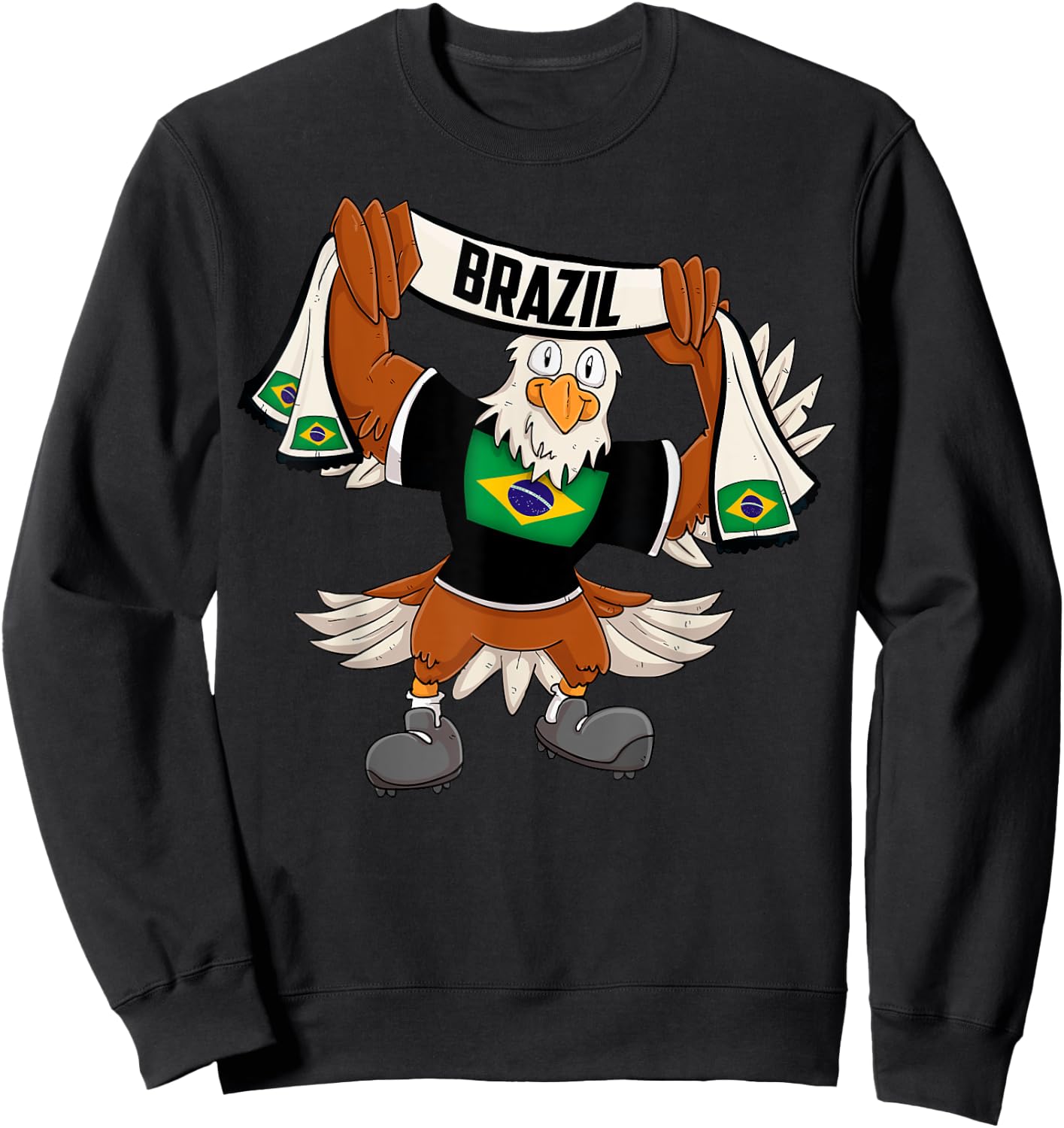 Brazil Eagle Sweatshirt - Sweatshirt | Black