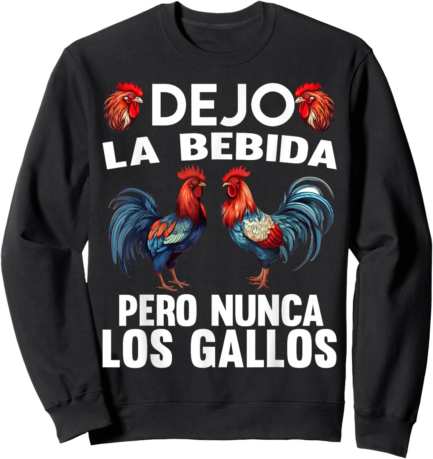 Gallero Hombre Papá Padre Tío Gallero Pelea De Gallos Sweatshirt - Sweatshirt | Black