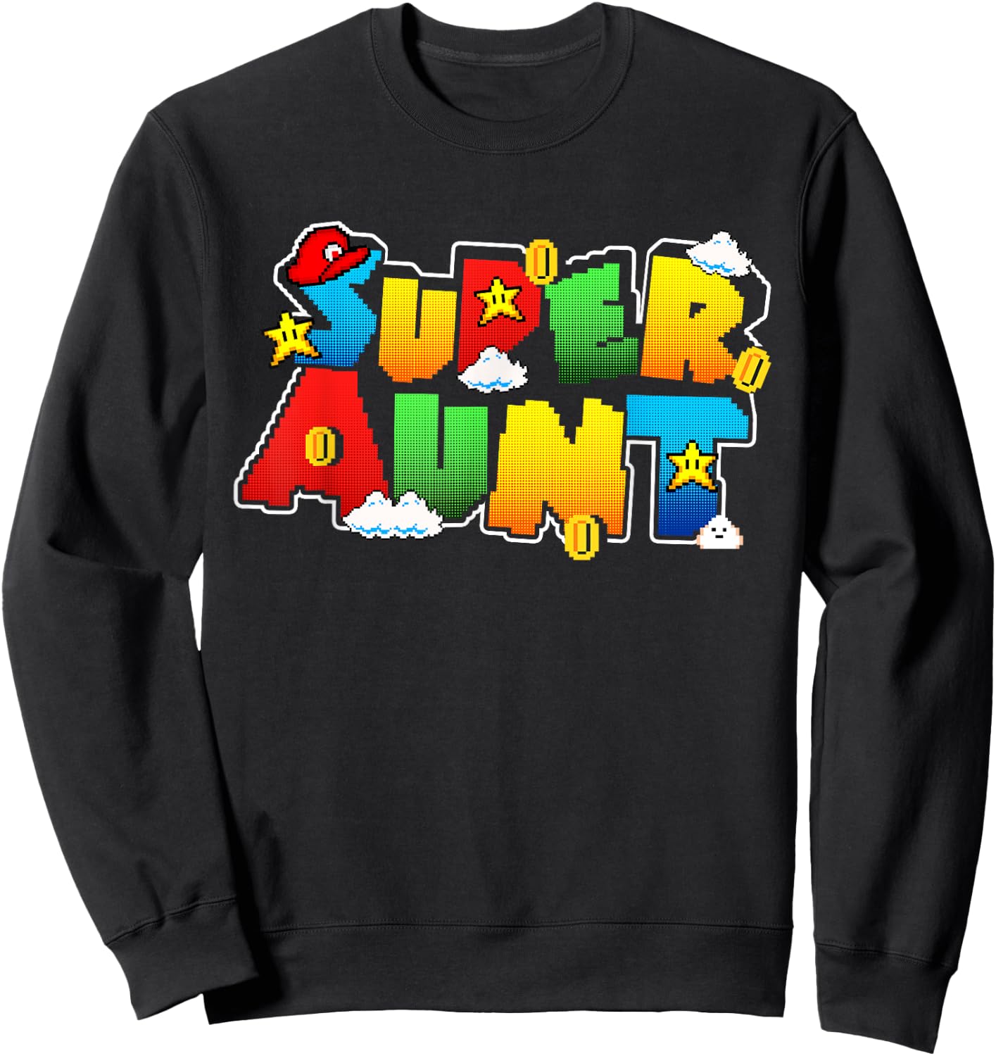 Super Aunt Best Aunt Ever Funny Gifts For Aunt Sweatshirt - Sweatshirt | Black