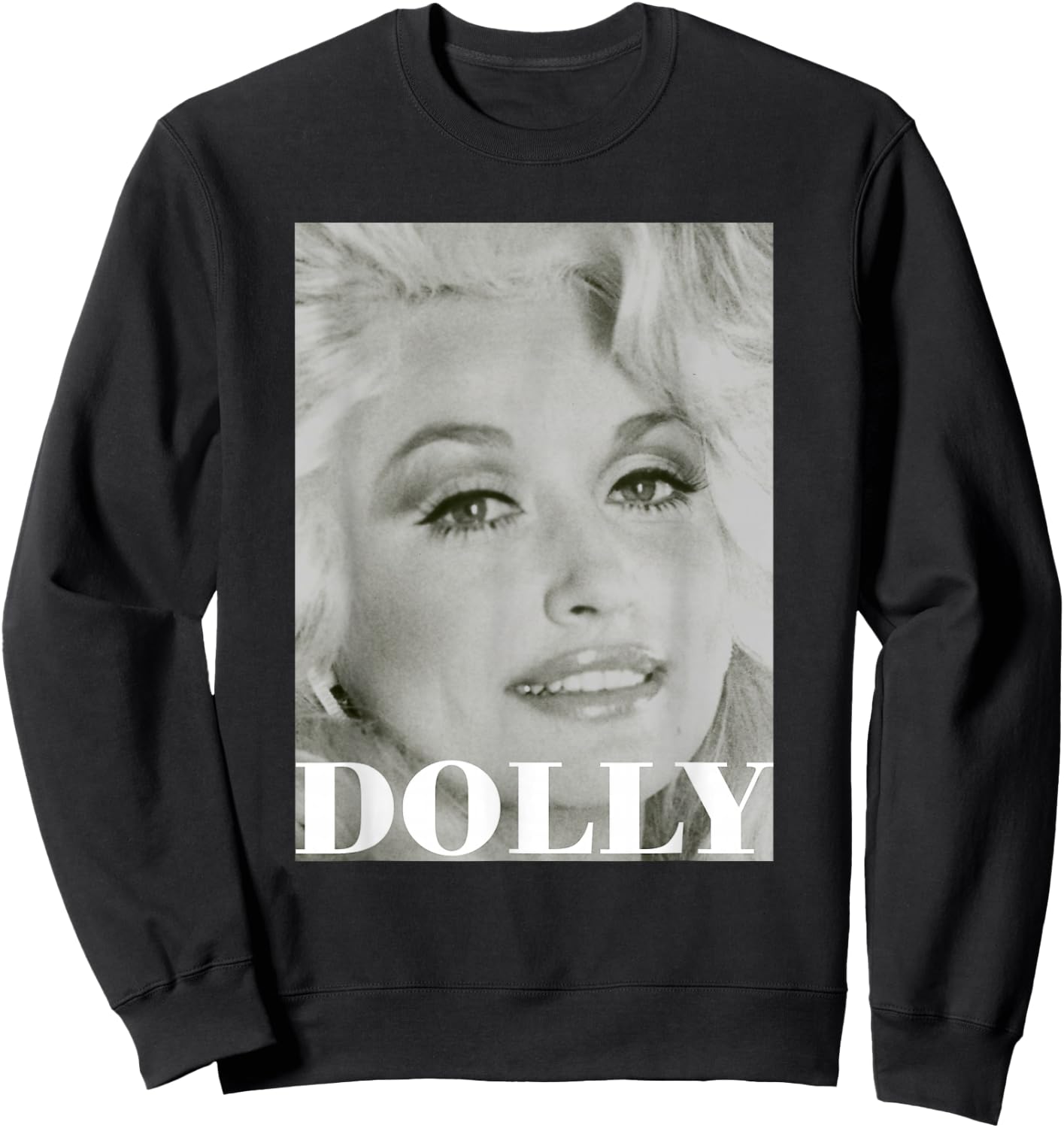 Vintage Classic Dolly Parton Small Sweatshirt - Sweatshirt | Black