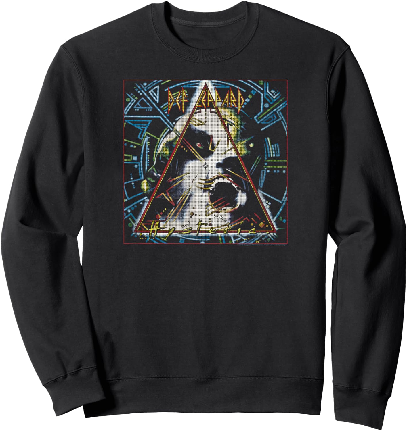 Def Leppard - Hysteria Vintage Sweatshirt - Sweatshirt | Black