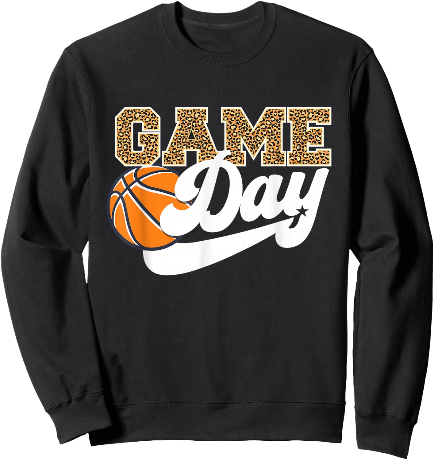 Game Day - Mom Mothers Day Basketball Player Sports Sweatshirt - Sweatshirt | Black