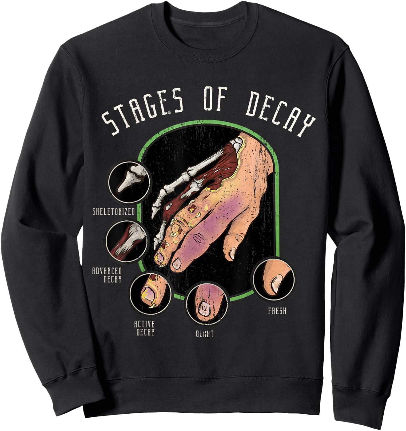 Forensic Science - Human Anatomy Coroner Embalming Sweatshirt - Sweatshirt | Black