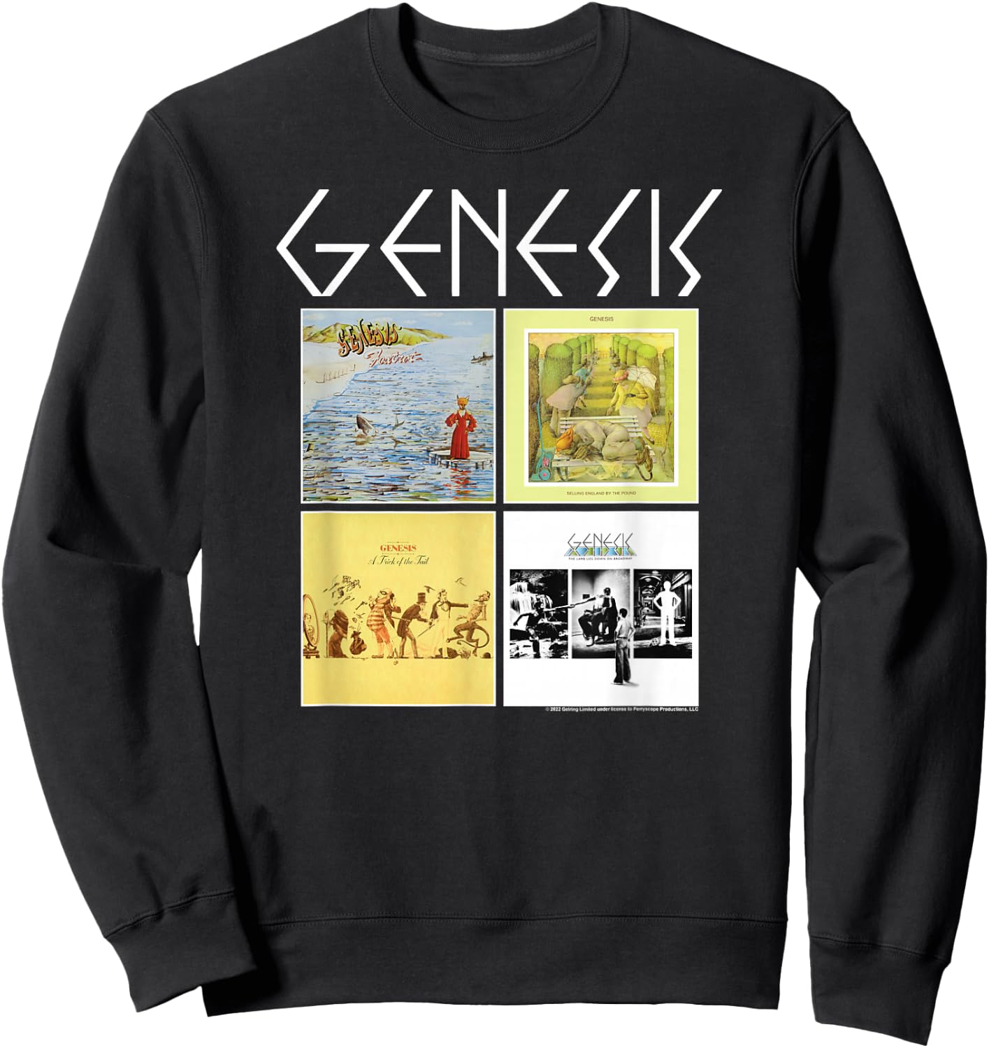 Genesis - Album Grid Sweatshirt - Sweatshirt | Black