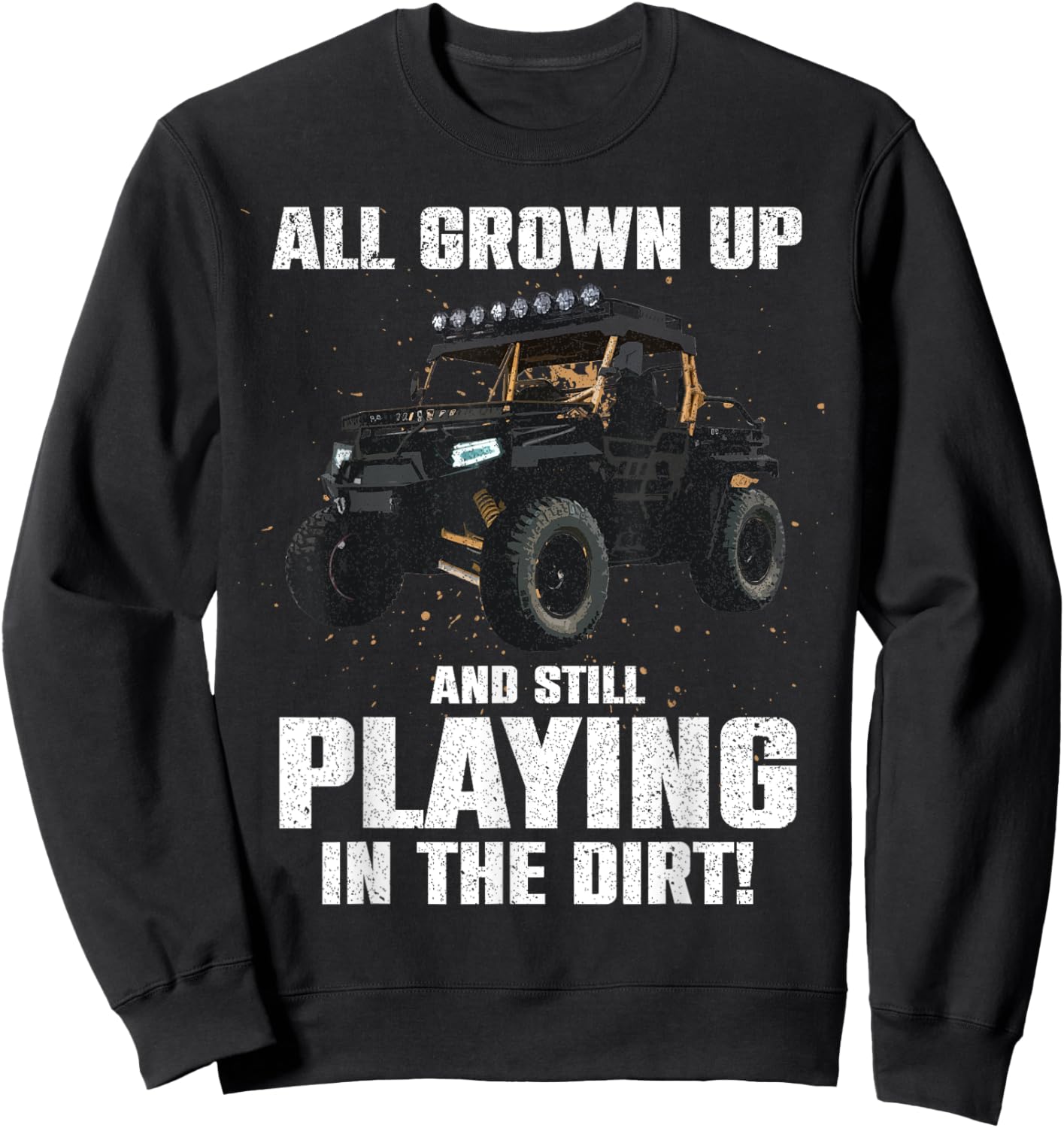 Cool SxS Design Women UTV Off Road Ride SxS Lovers Sweatshirt - Sweatshirt | Black