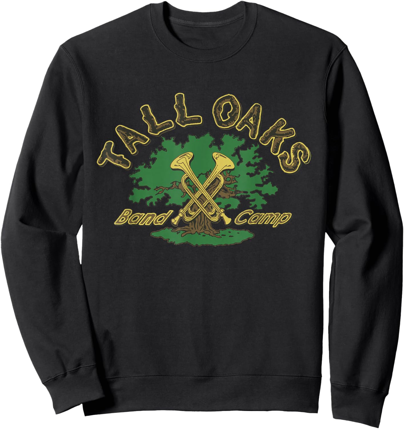 Visit The Pie Store Vintage Tall Oaks Band Camp Sweatshirt - Sweatshirt | Black