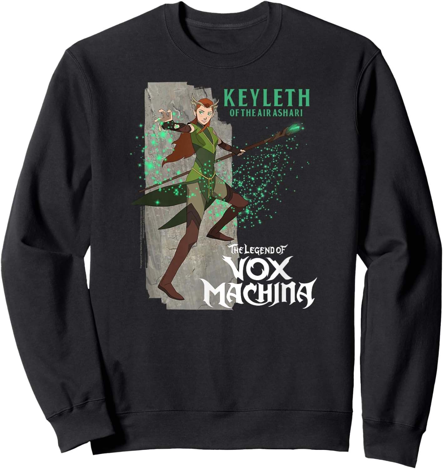 The Legend of Vox Machina Keyleth Small Sweatshirt - Sweatshirt | Black