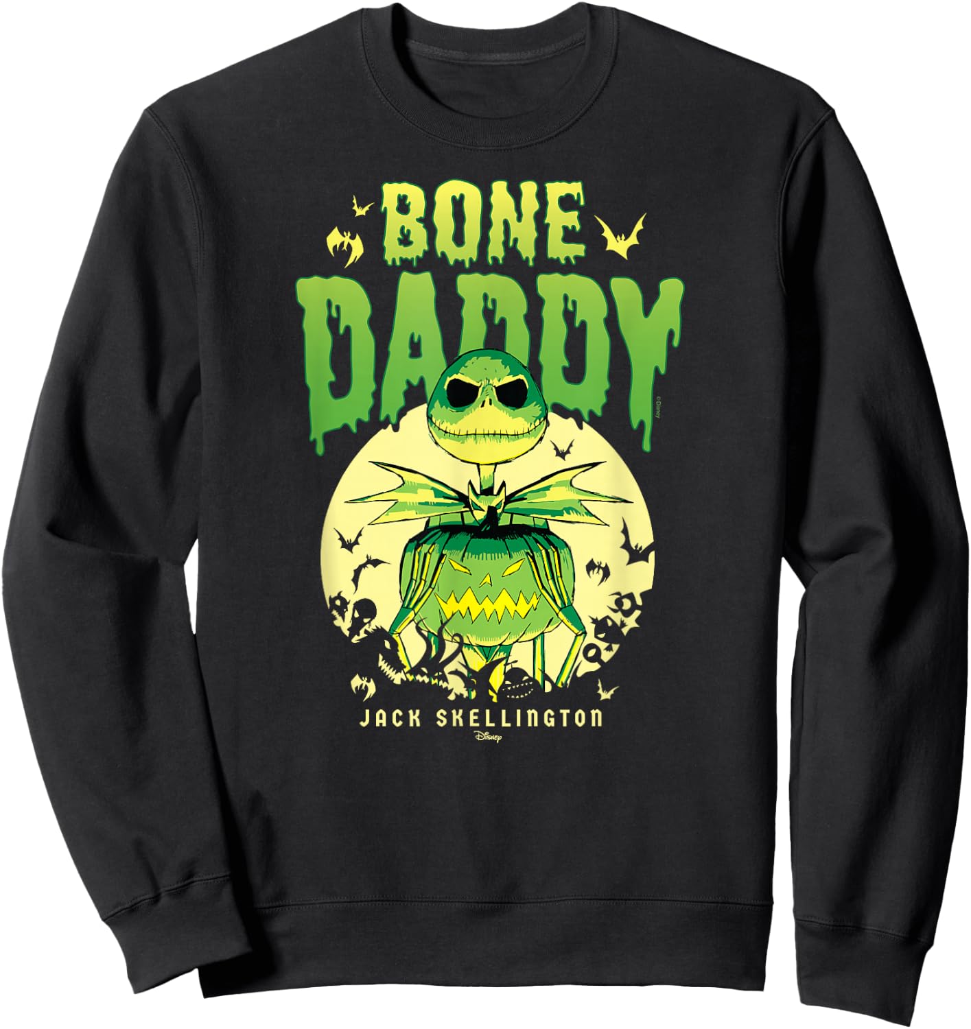 The Nightmare Before Christmas - Bone Daddy Sweatshirt - Sweatshirt | Black