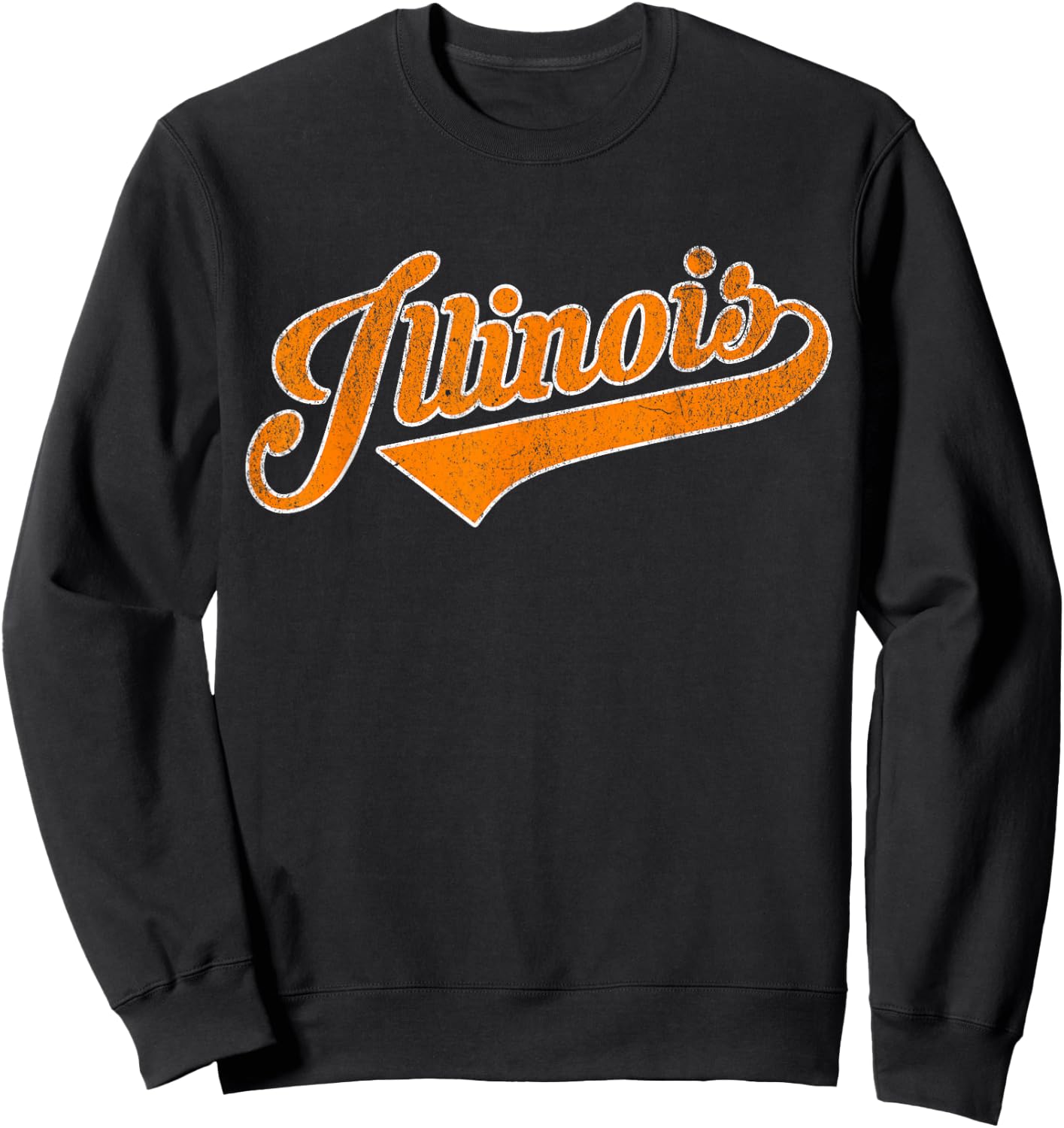 Illinois vintage city Sweatshirt - Sweatshirt | Black