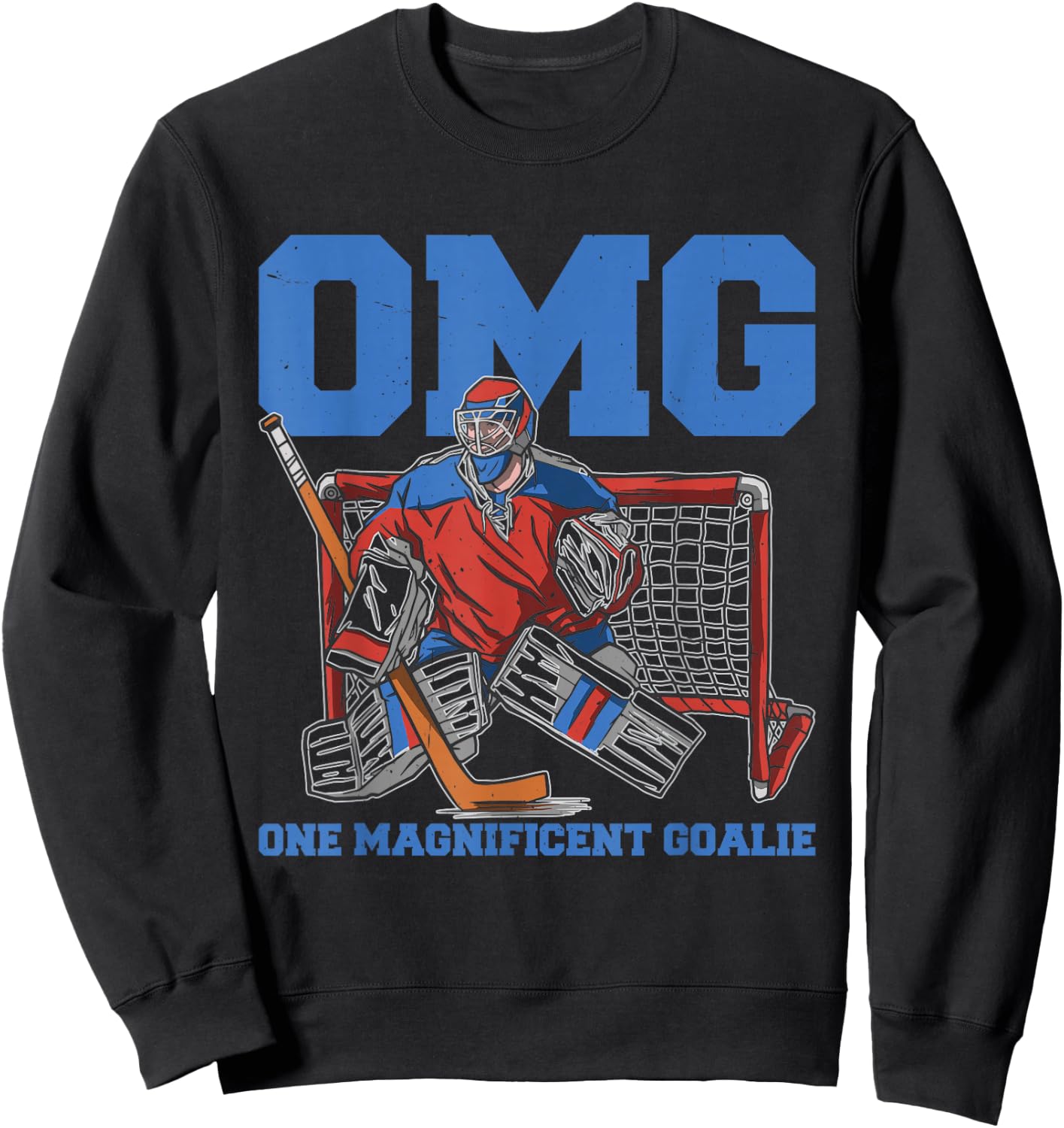 Ice Hockey Goalie Sweatshirt - Sweatshirt | Black