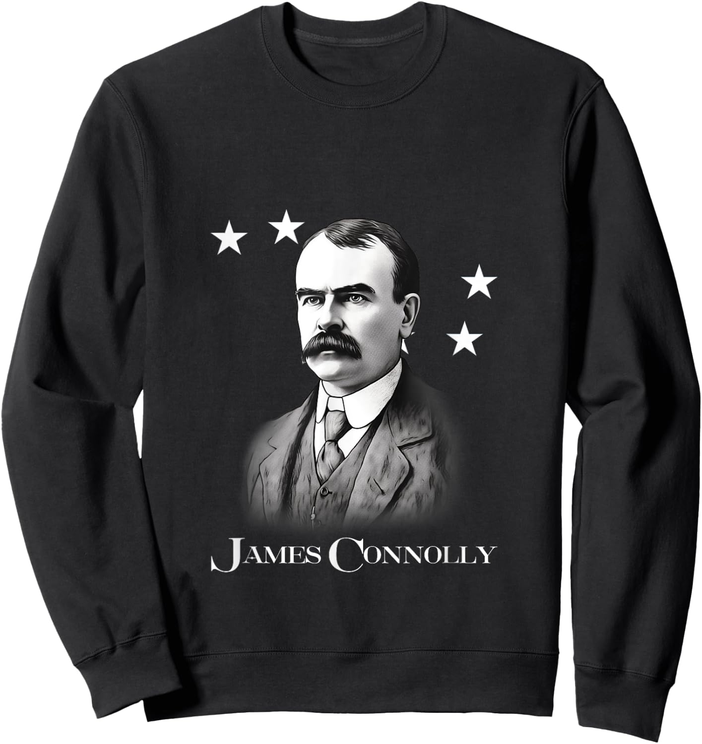 James Connolly - Irish Republican Socialist Sweatshirt - Sweatshirt | Black