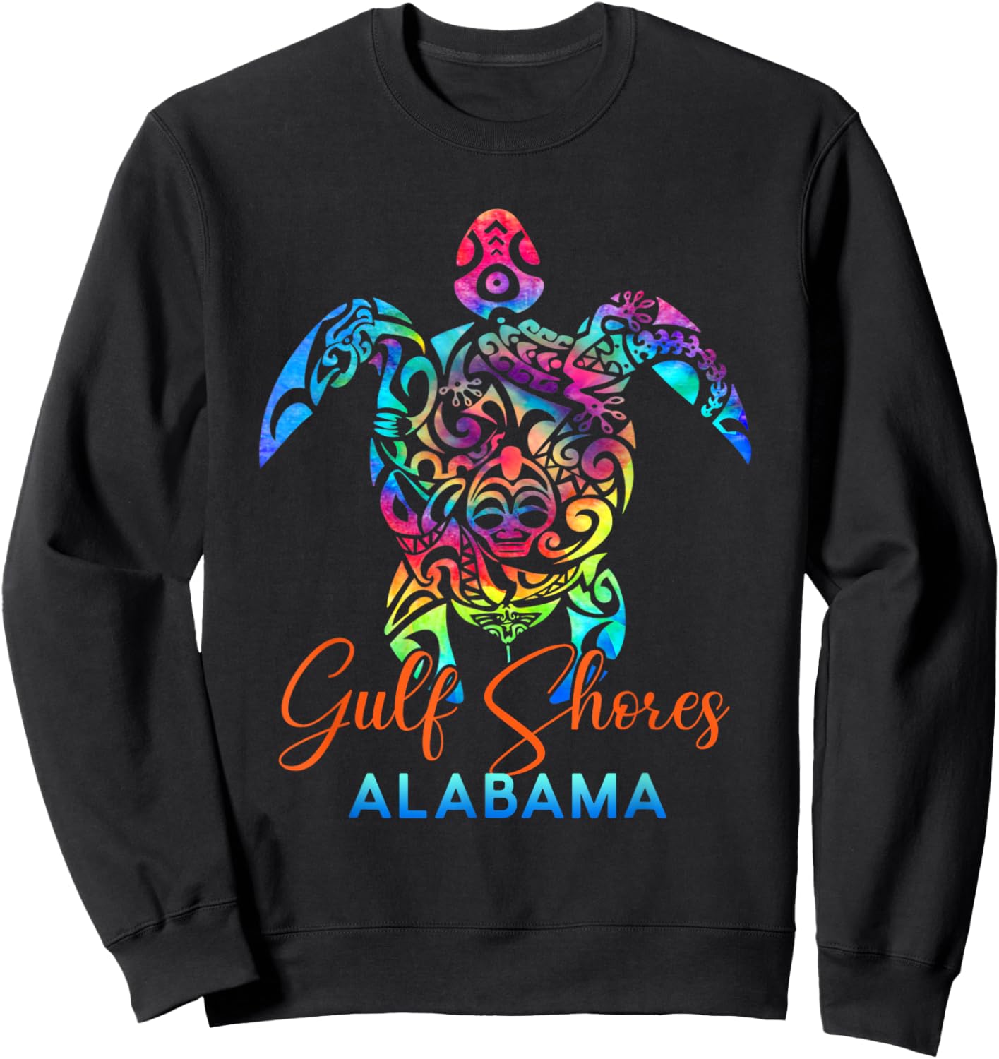 Gulf Shores Alabama Sea Turtle Family Vacation Summer 2025 Sweatshirt - Sweatshirt | Black