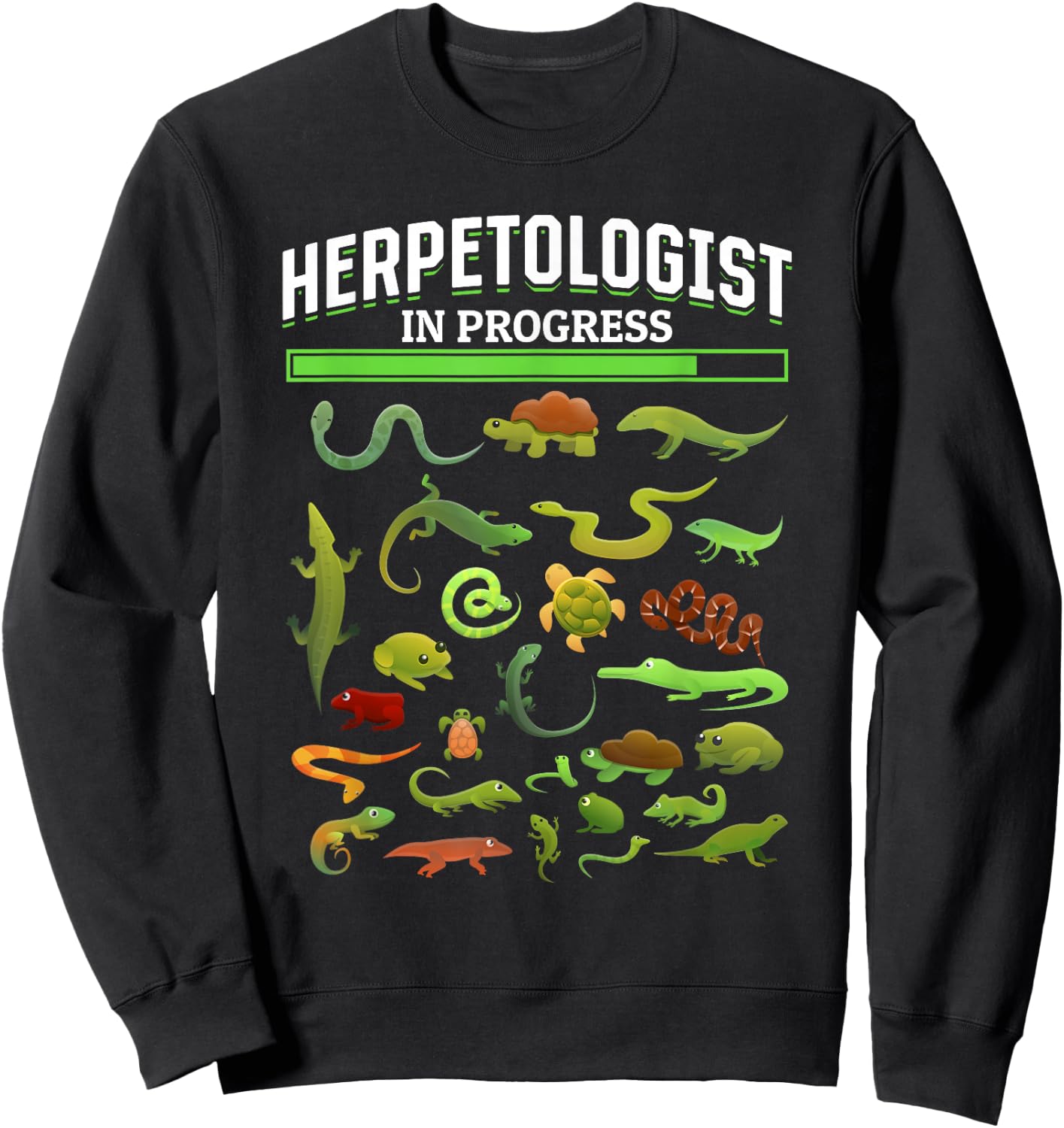 Future Herpetologist Zoology Reptiles Sweatshirt - Sweatshirt | Black