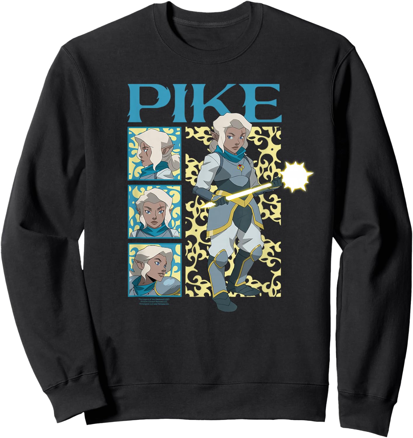 The Legend of Vox Machina Pike Small Sweatshirt - Sweatshirt | Black