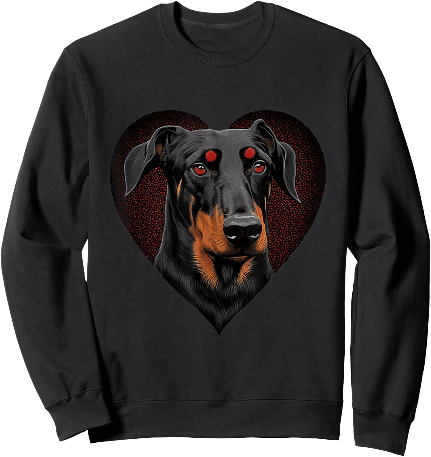 Dobermann Love - Dobermann Sweatshirt - Sweatshirt | Black