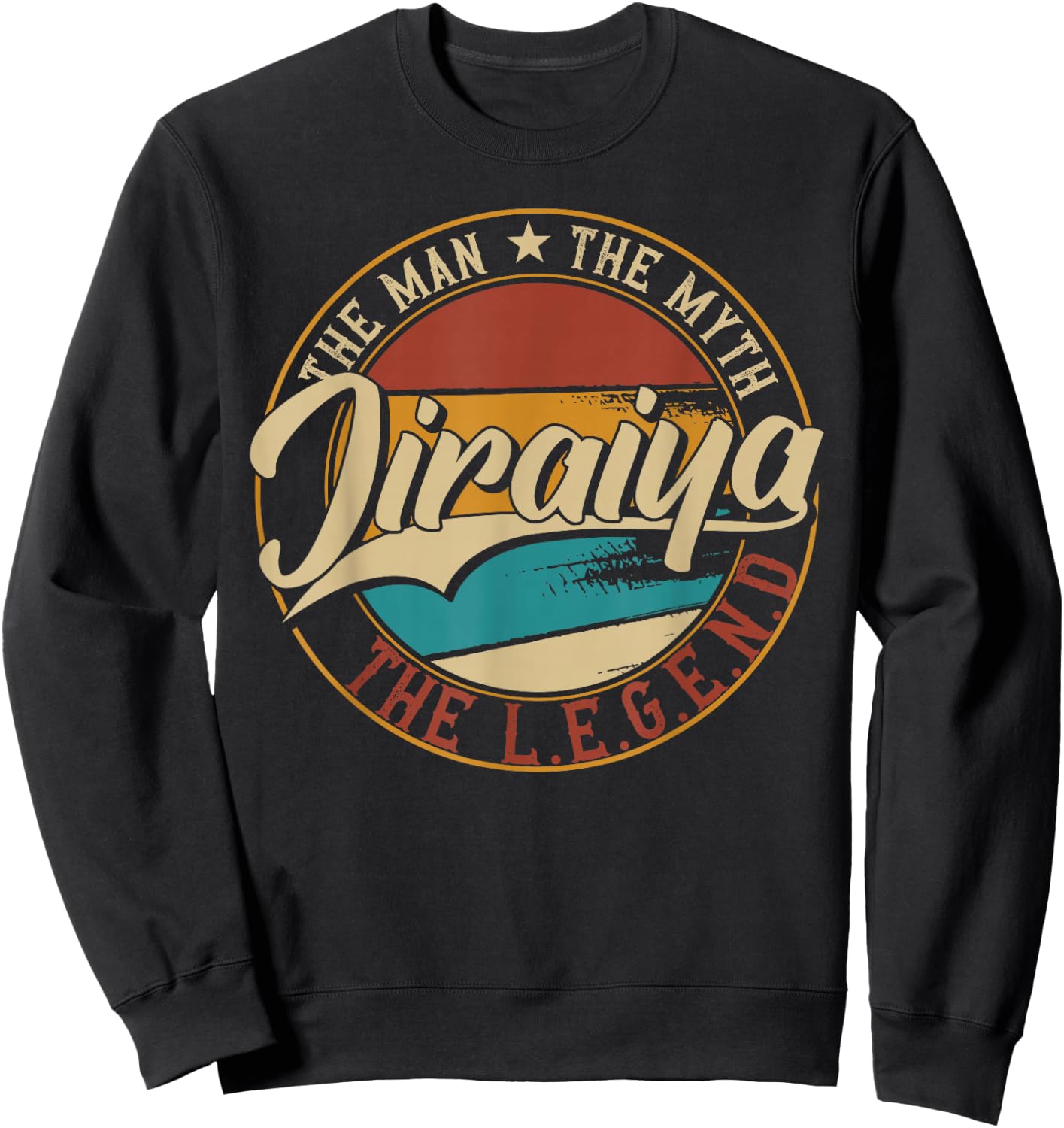 Jiraiya The Man The Myth The Legend Sweatshirt - Sweatshirt | Black