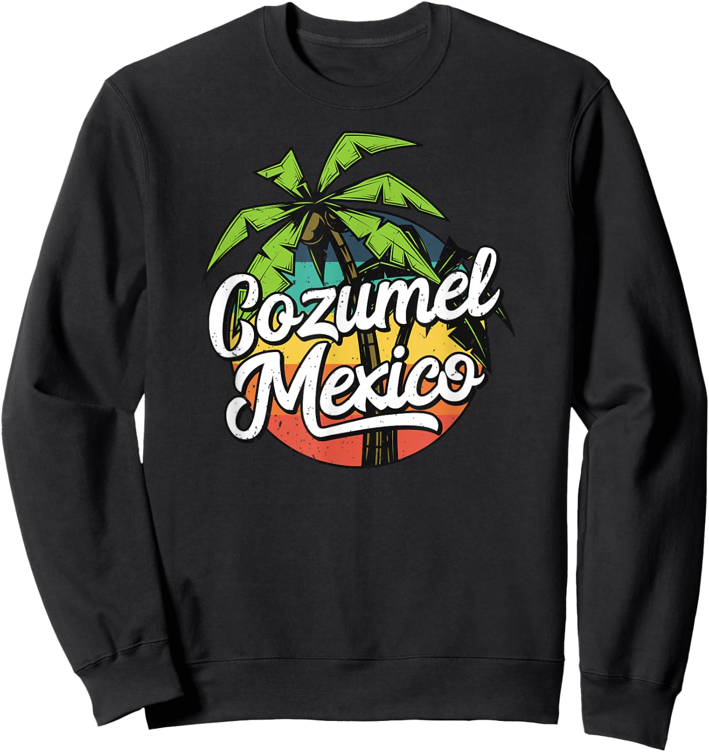 Cozumel Mexico Vacation Sweatshirt - Sweatshirt | Black