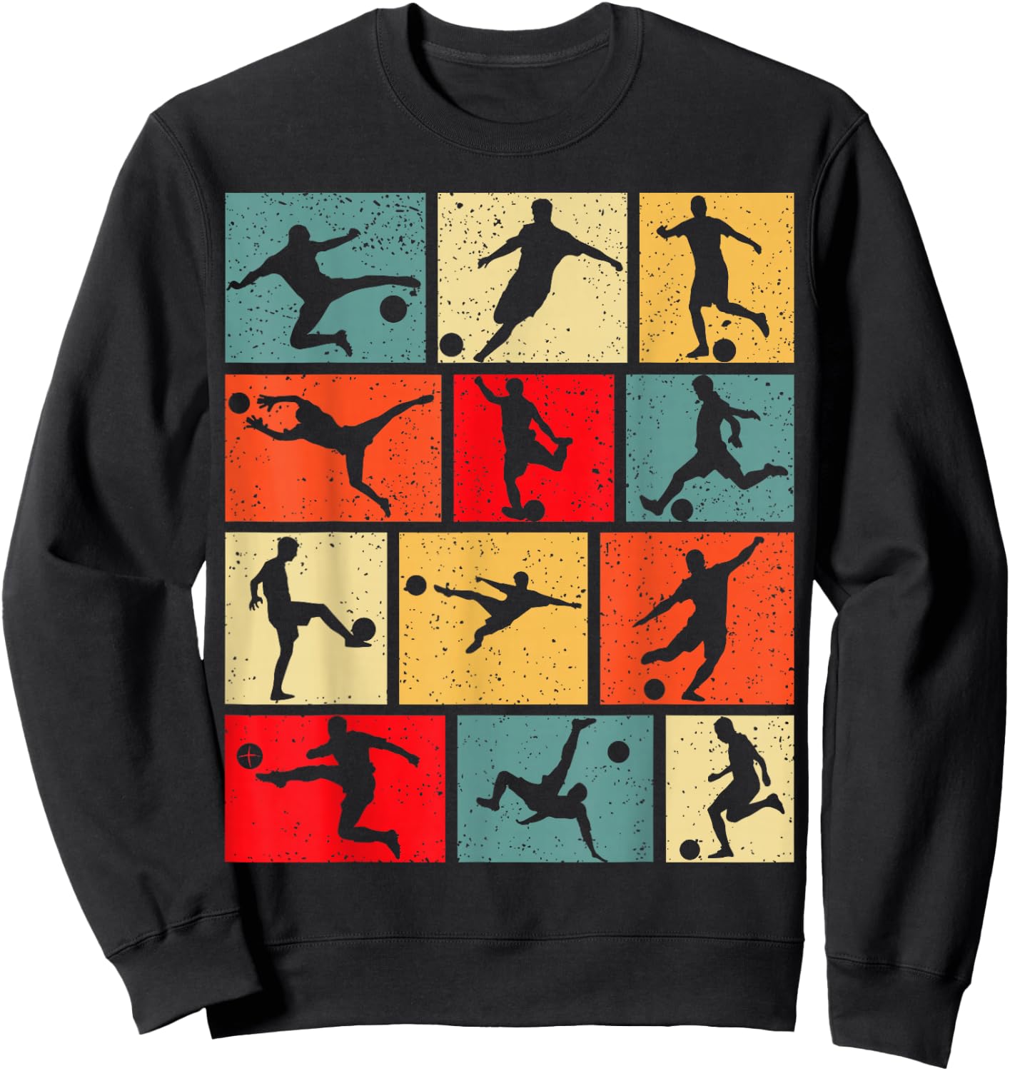 Soccer Boys Kids Men Sweatshirt - Sweatshirt | Black