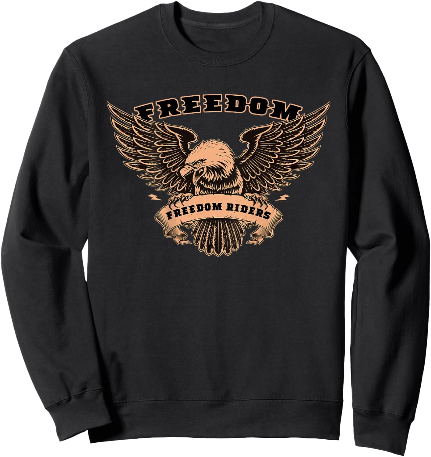 Freedom Riders Emblem (Official) Sweatshirt - Sweatshirt | Black