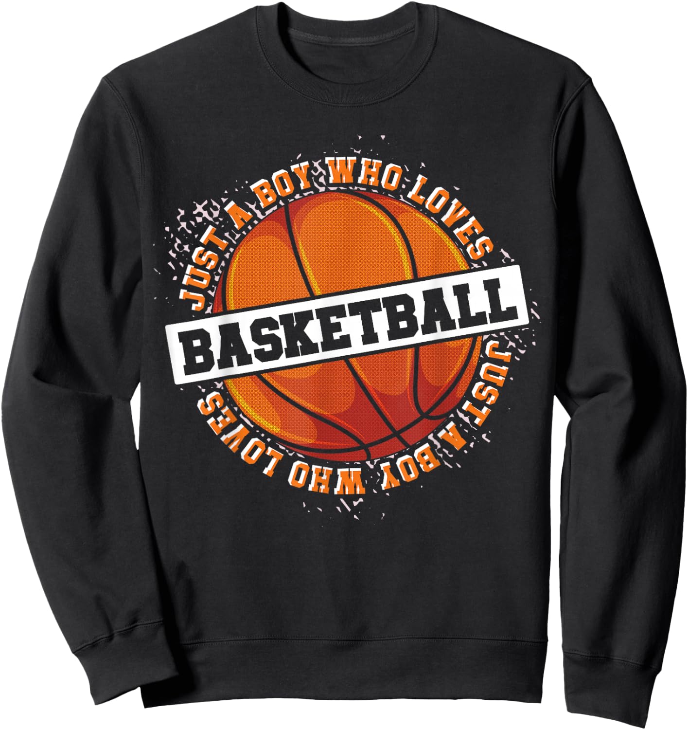 Basketball Fan Basketball Player Boys Sport Basketball Sweatshirt - Sweatshirt | Black