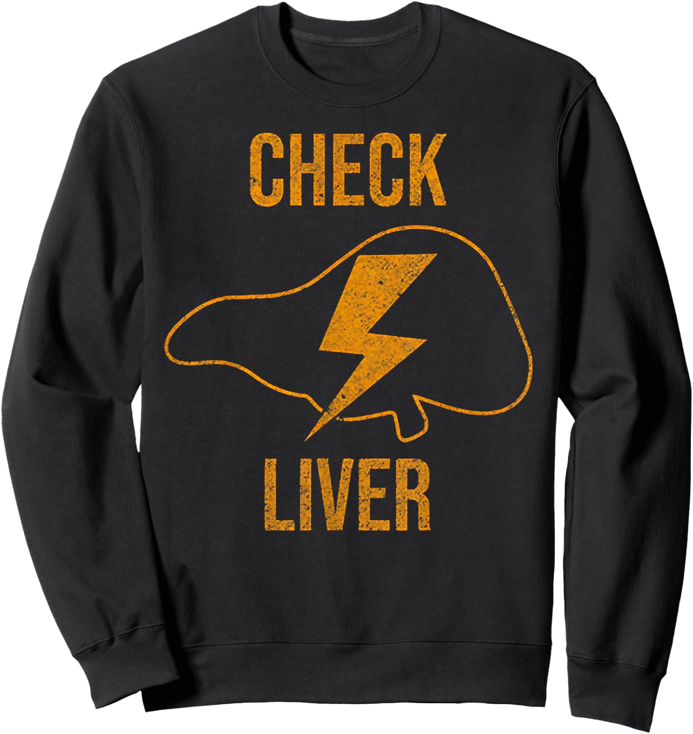 Check Liver Sweatshirt - Sweatshirt | Black