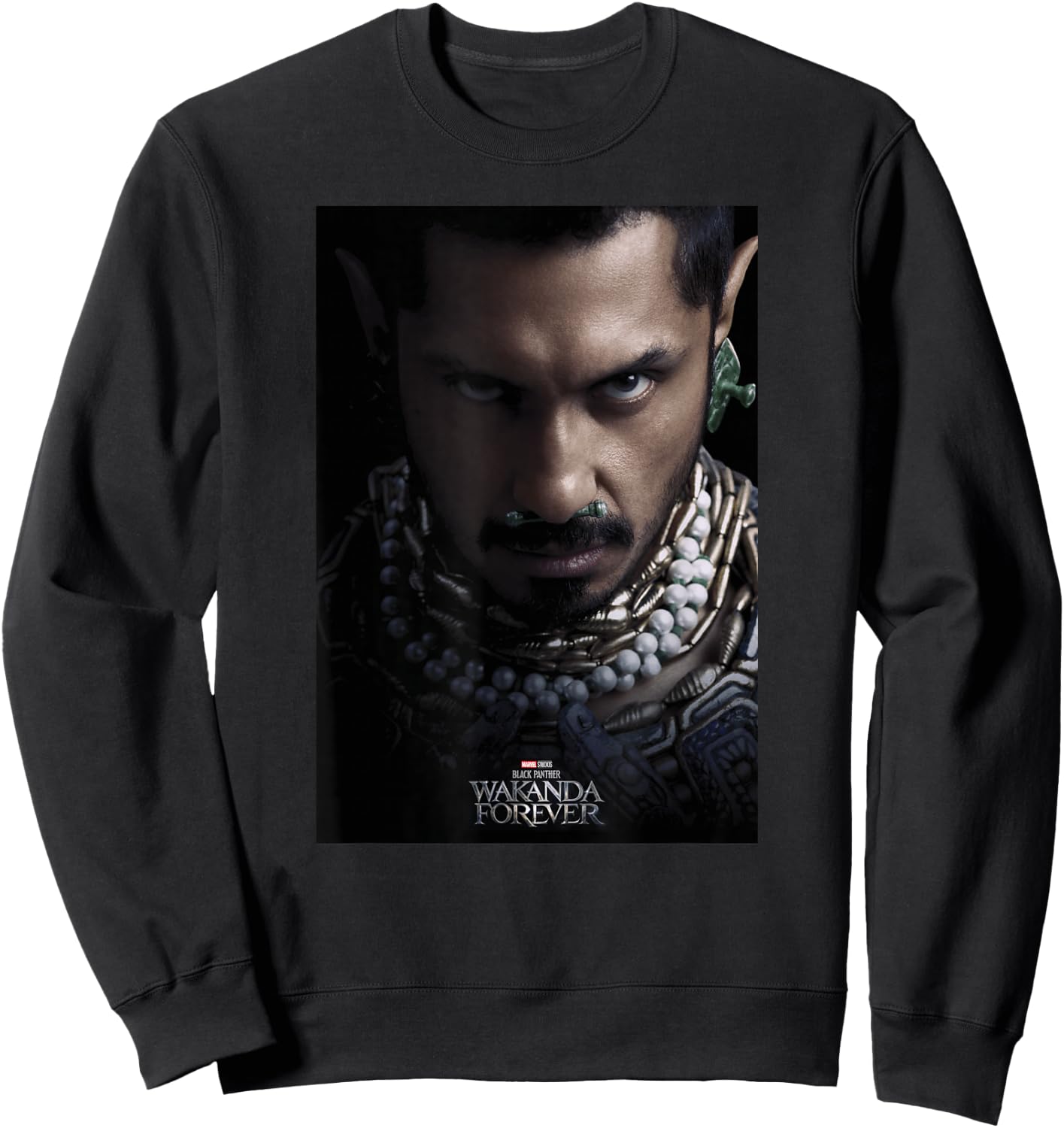 Marvel Black Panther: Wakanda Forever Namor Poster Sweatshirt - Sweatshirt | Black