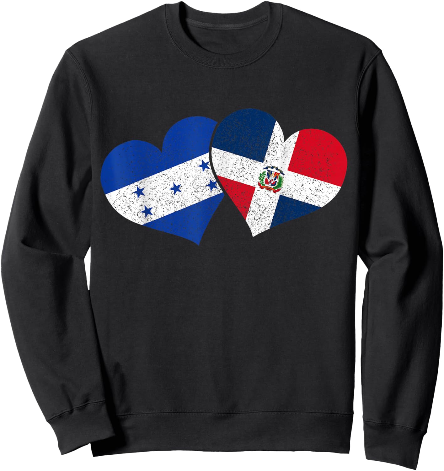 Honduras Dominican Republic Honduran Flag Pride Heritage Sweatshirt - Sweatshirt | Black