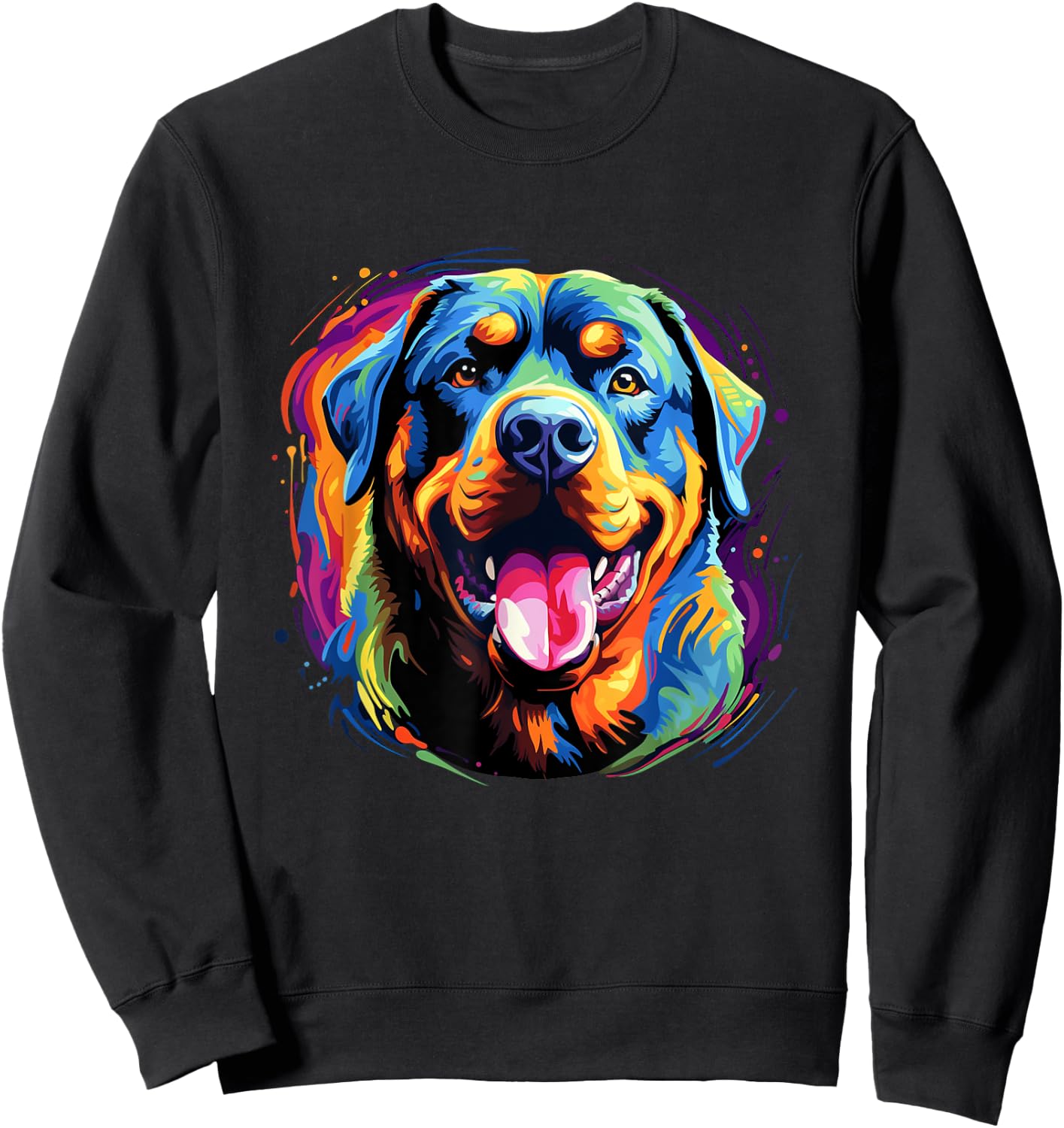 Rottweiler Dog Rottie Men Women Kids Sweatshirt - Sweatshirt | Black