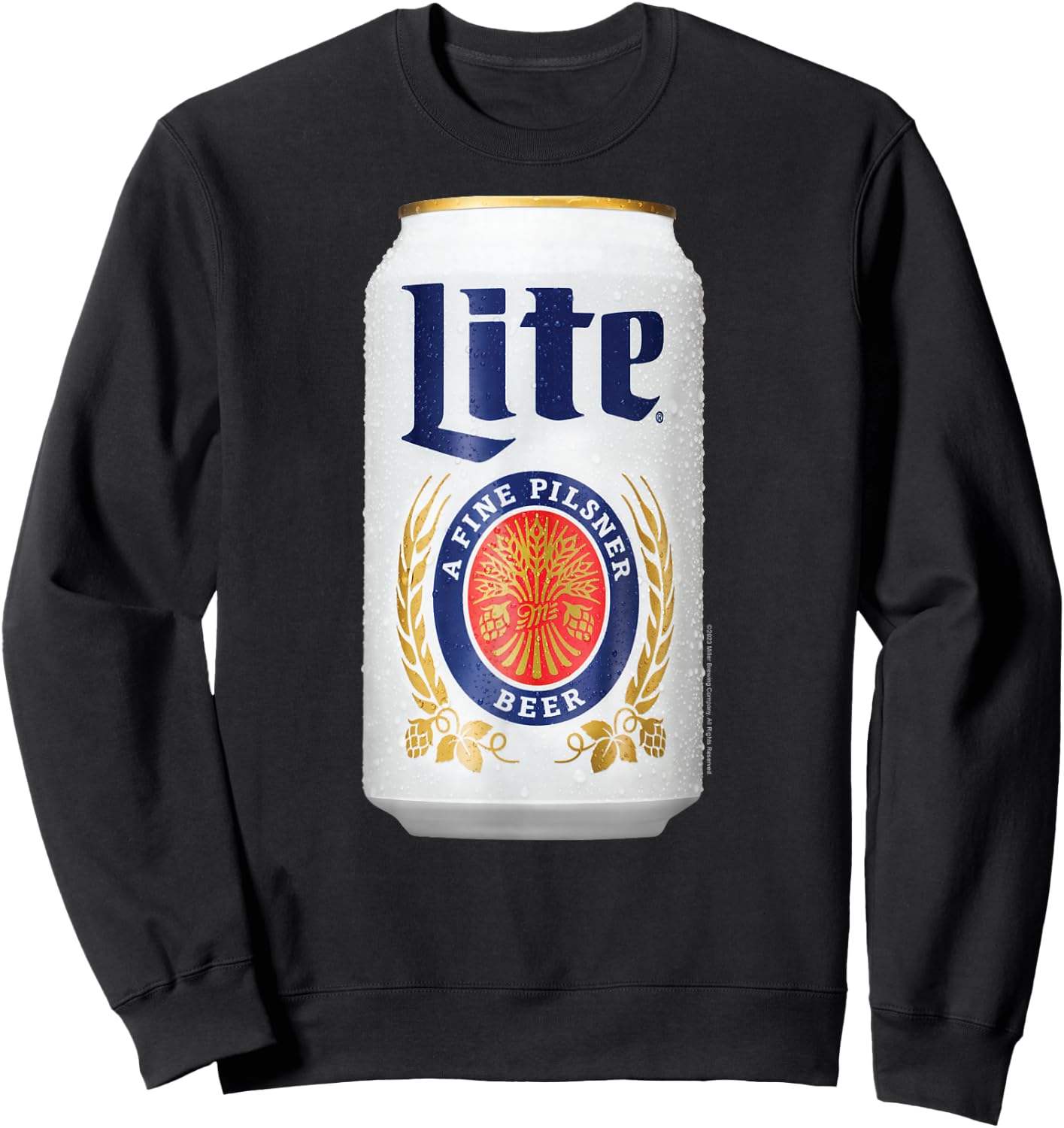 Miller Lite - Can Sweatshirt - Sweatshirt | Black