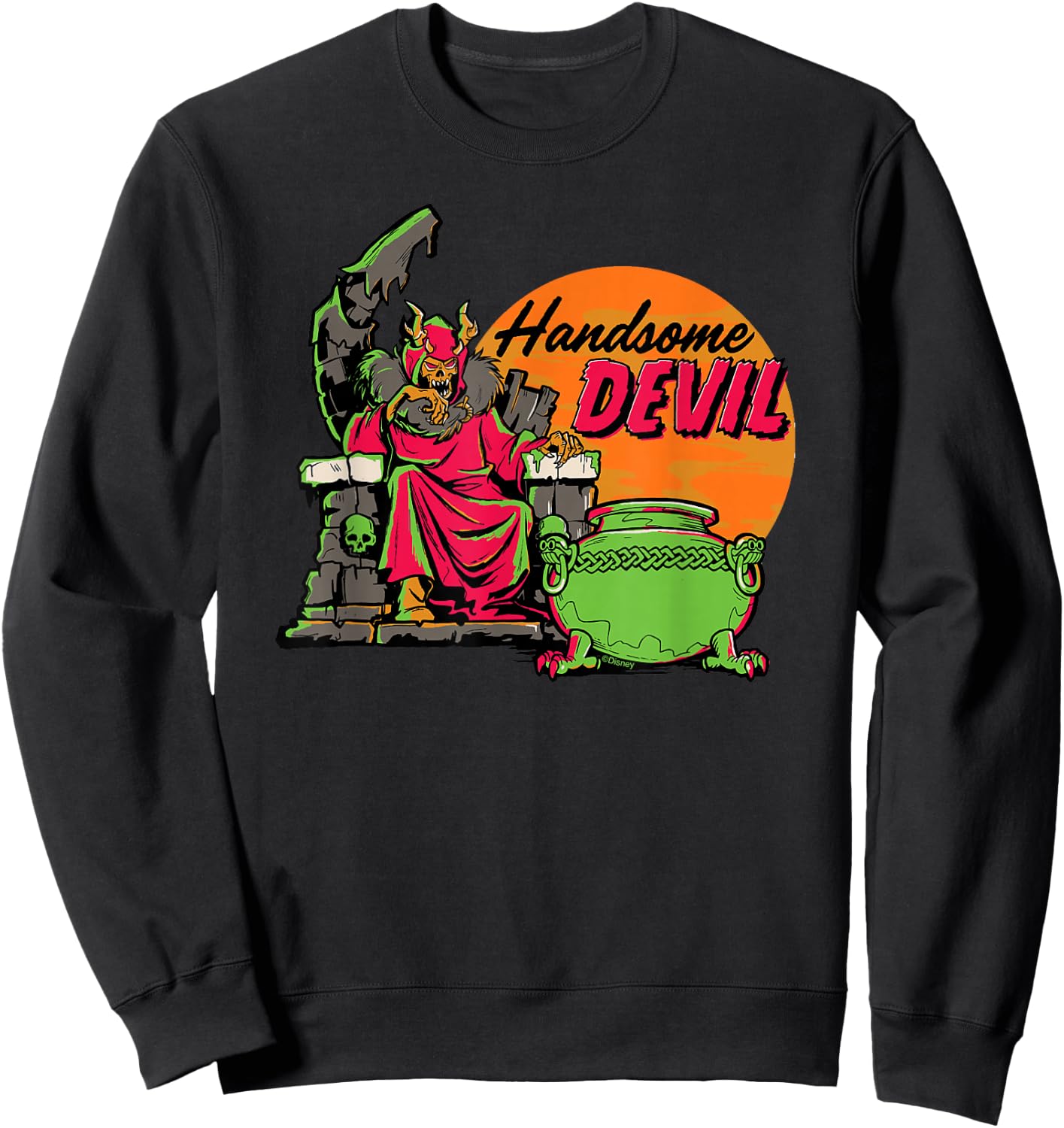 Disney 100 Villains Horned King The Black Cauldron Halloween Sweatshirt - Sweatshirt | Black