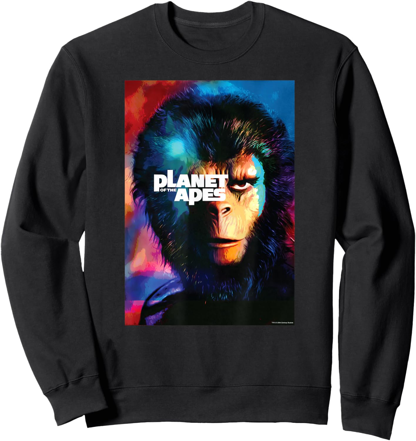 Planet of The Apes 1968 Cornelius Original Movie Poster Art Sweatshirt - Sweatshirt | Black