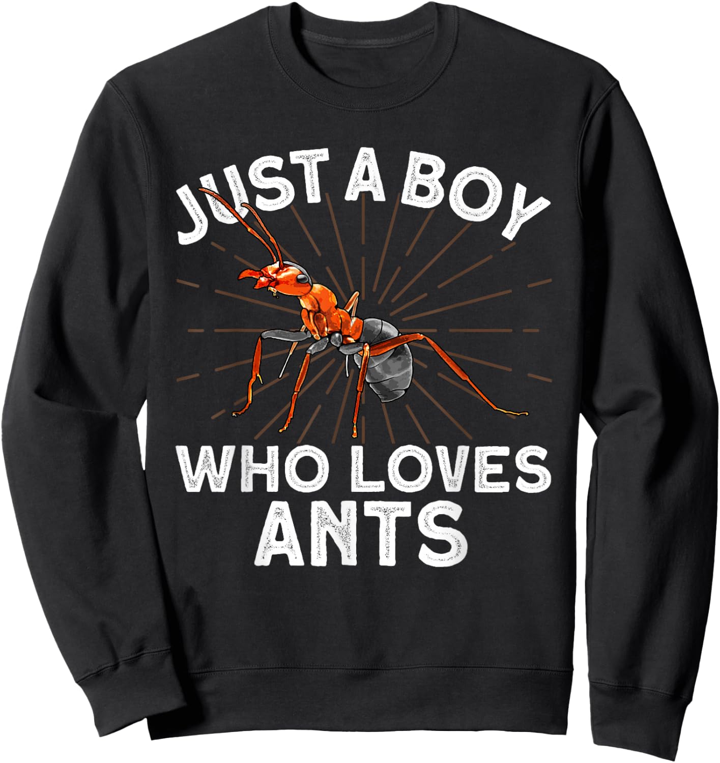 Cool Ant Boys Kids Ant Farm Entomology Ants Insect Sweatshirt - Sweatshirt | Black