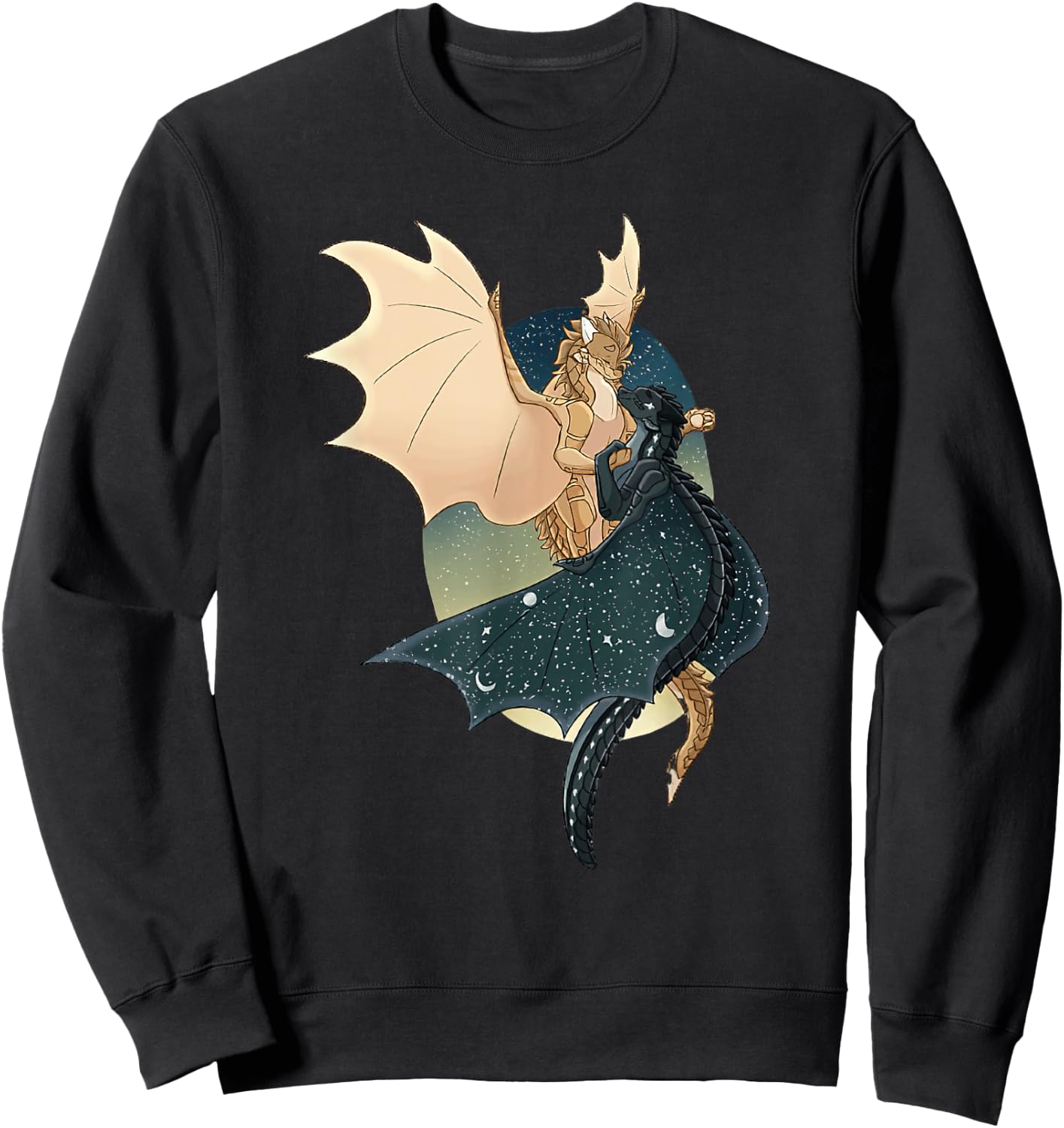 Wing of Fires Legends Fathom Darkstalker Clearsight Sweatshirt - Sweatshirt | Black