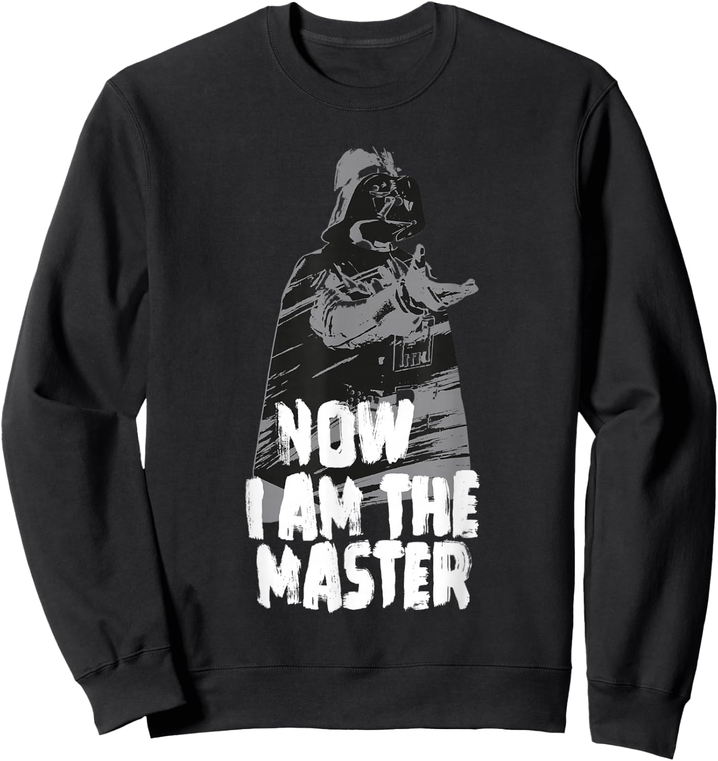 Star Wars Classic Vintage Darth Vader Now I Am The Master Sweatshirt - Sweatshirt | Black
