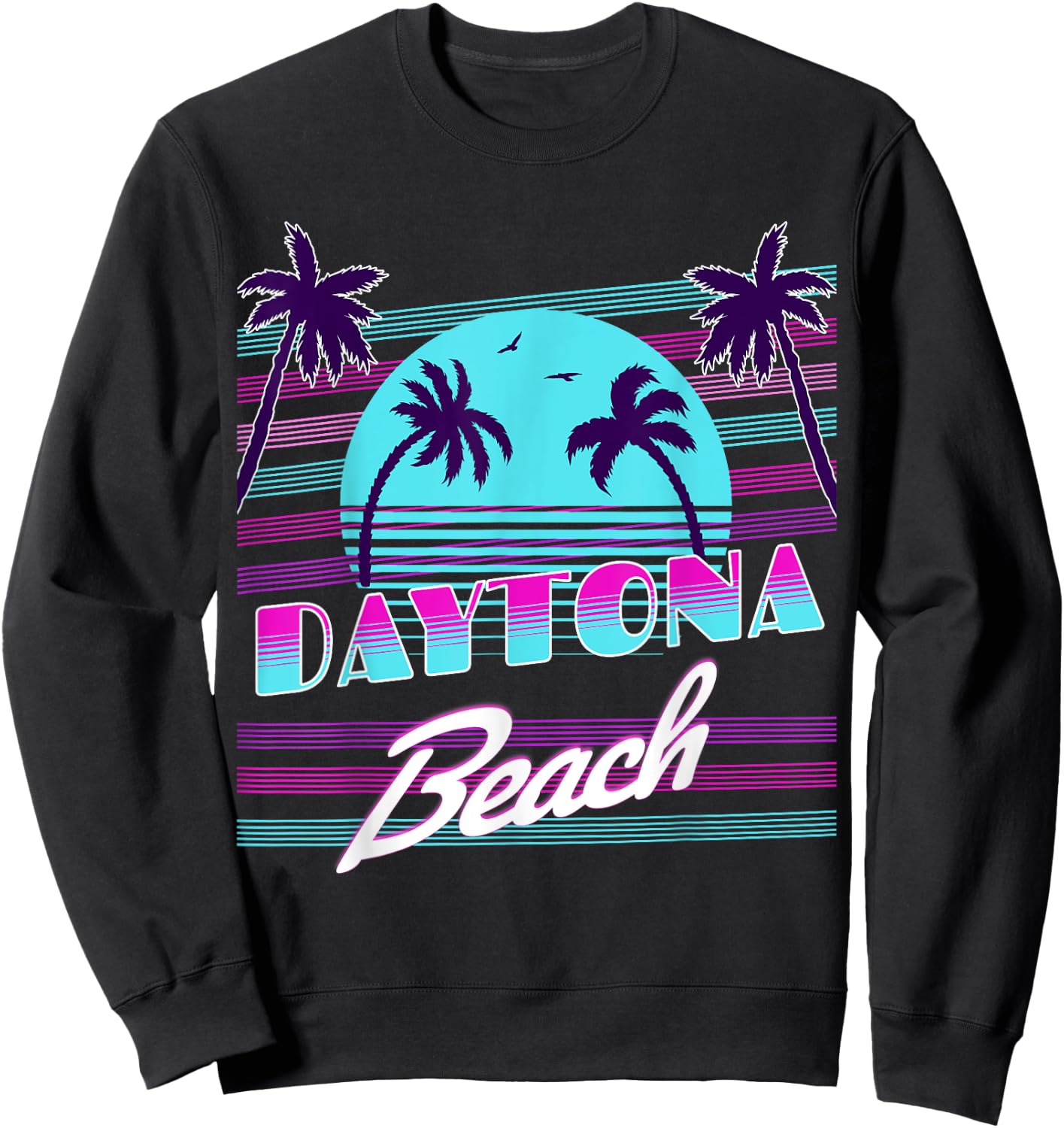 Daytona Beach Women Girls Kids Sweatshirt - Sweatshirt | Black