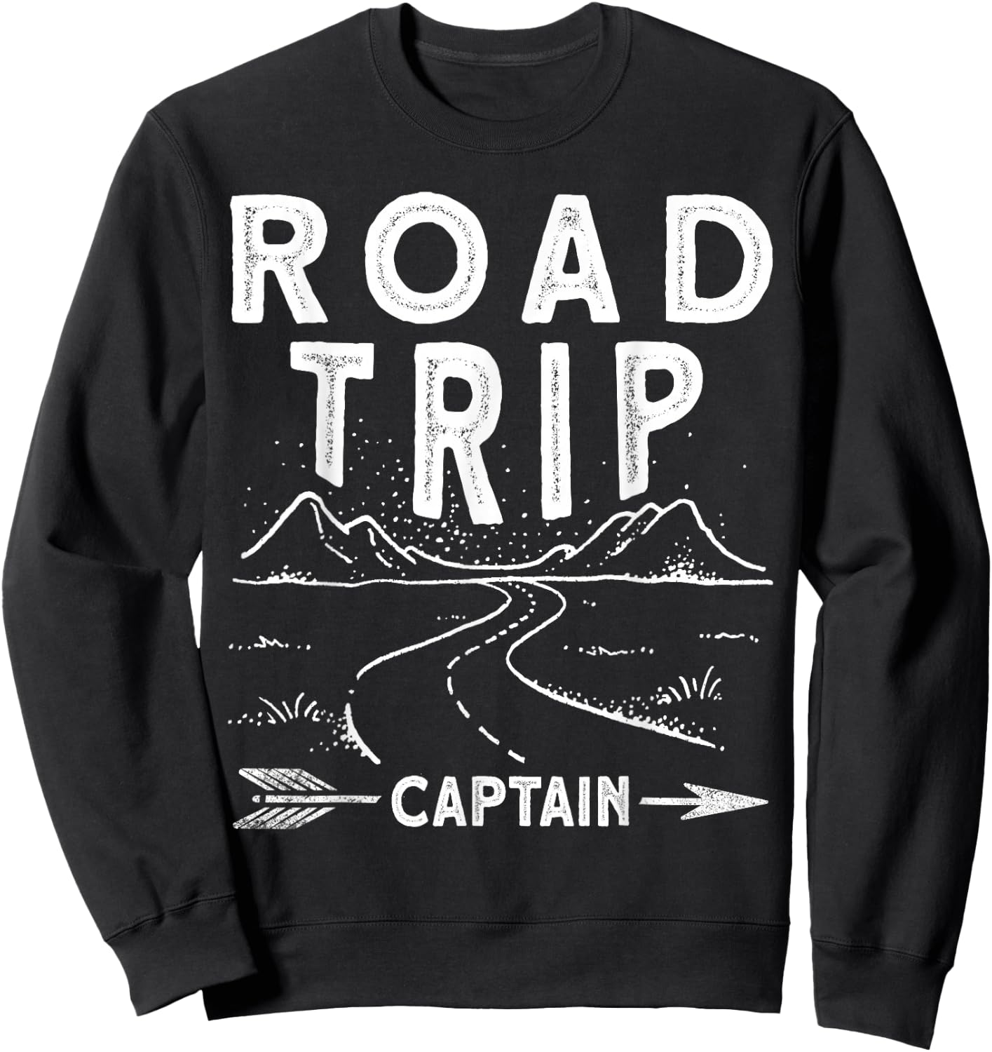 Road Trip Captain Road Trip Sweatshirt - Sweatshirt | Black