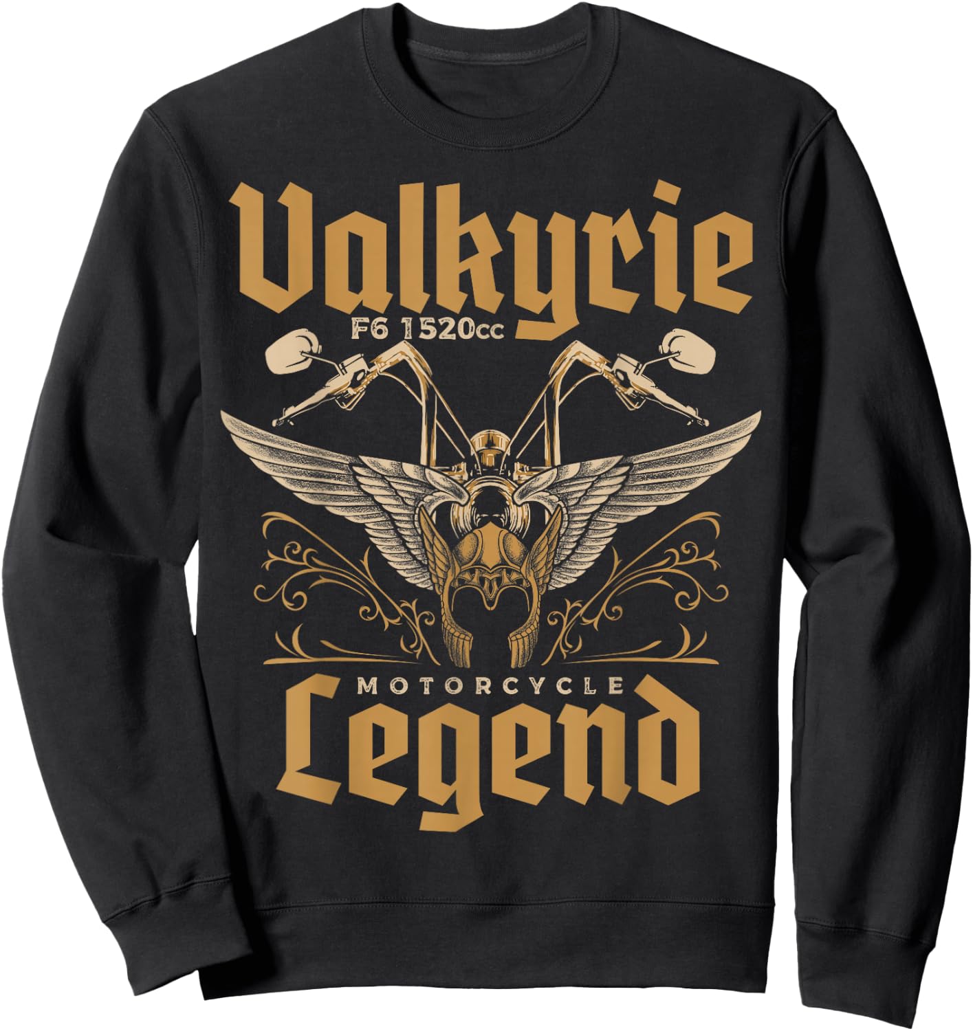 Motorcycle Mechanic Outlaw Biker Sweatshirt - Sweatshirt | Black