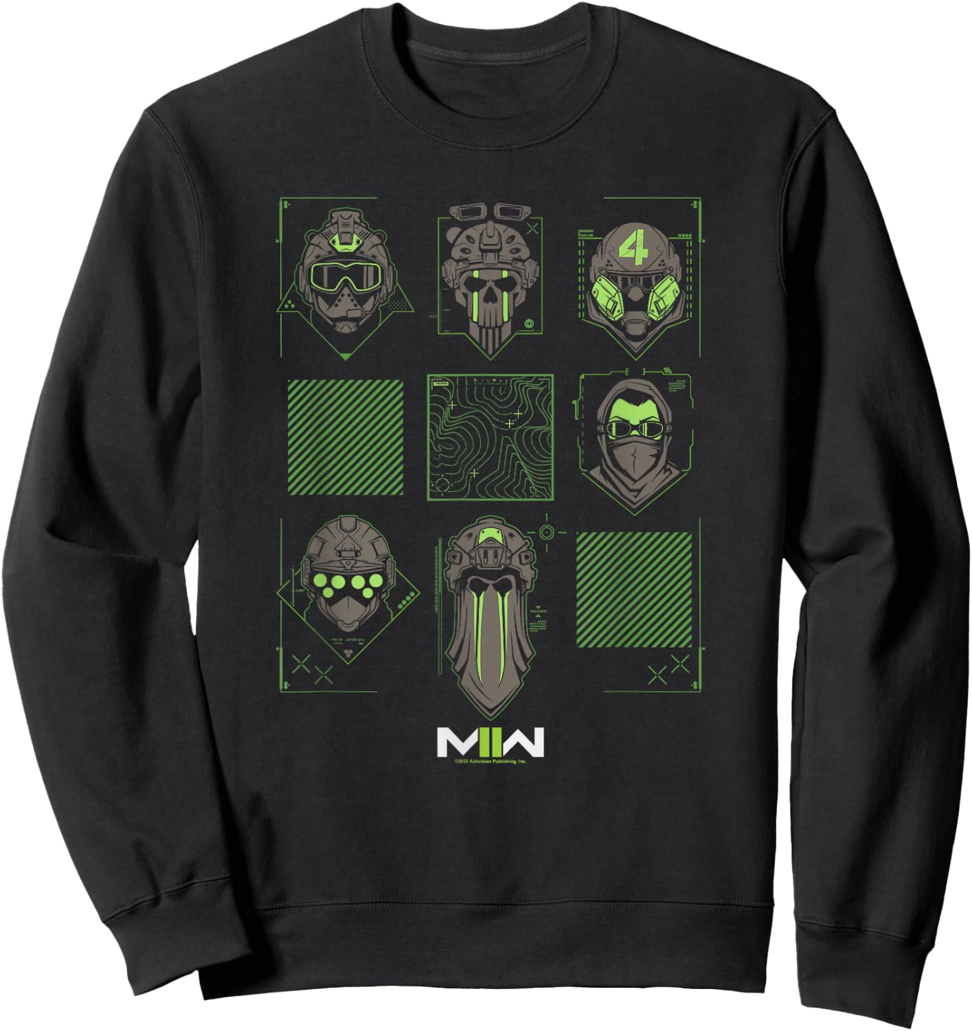 Call of Duty: Modern Warfare 2 Operators Faces Collage Sweatshirt - Sweatshirt | Black