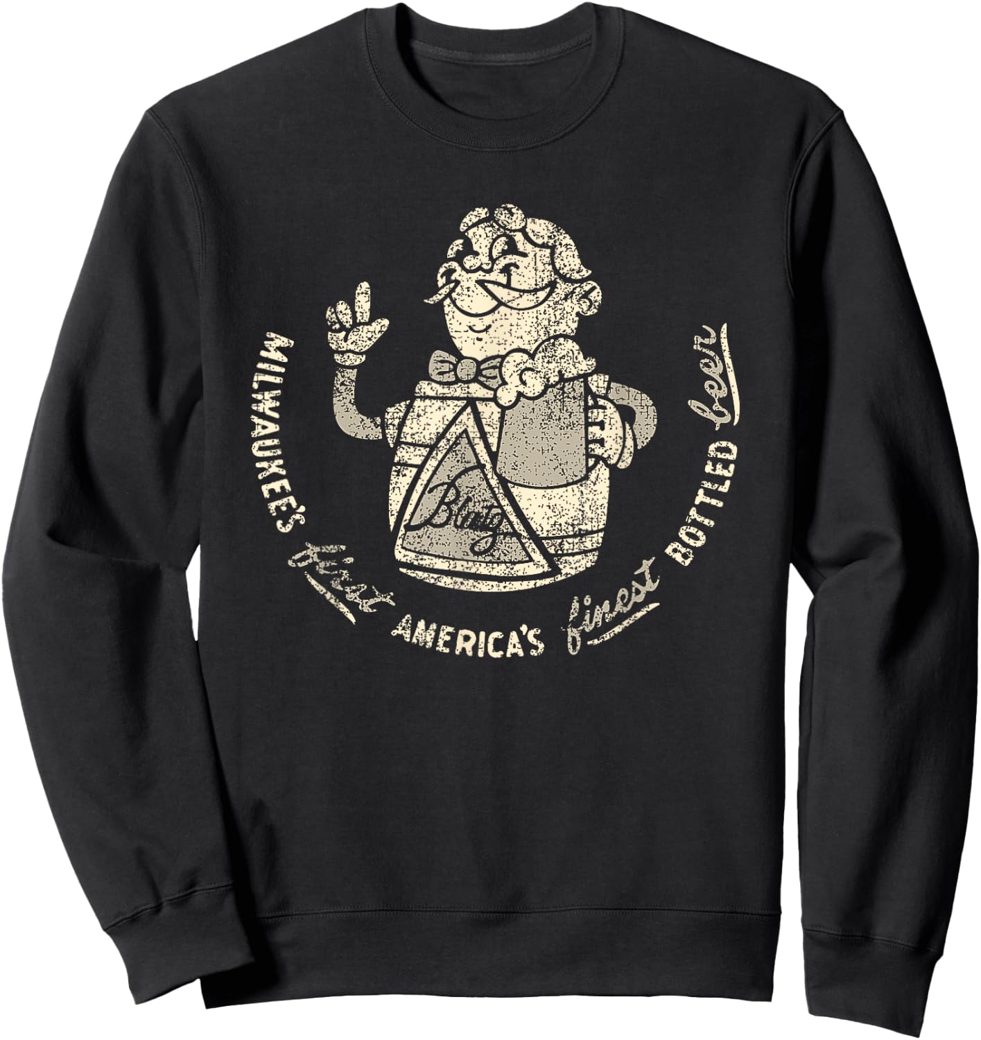 Blatz Beer Vintage Style - Pale America's Finest Sweatshirt - Sweatshirt | Black