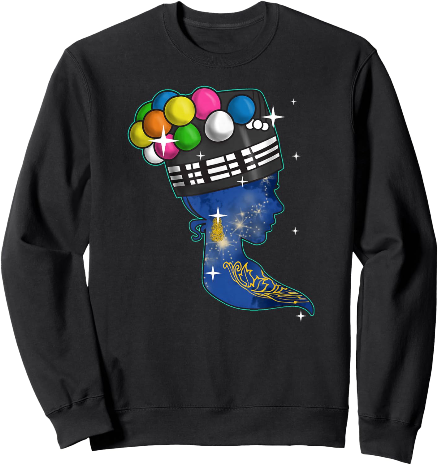 Hmong Miao Proud Traditional Girl Woman Hmoob Ethnic Sisters Sweatshirt - Sweatshirt | Black