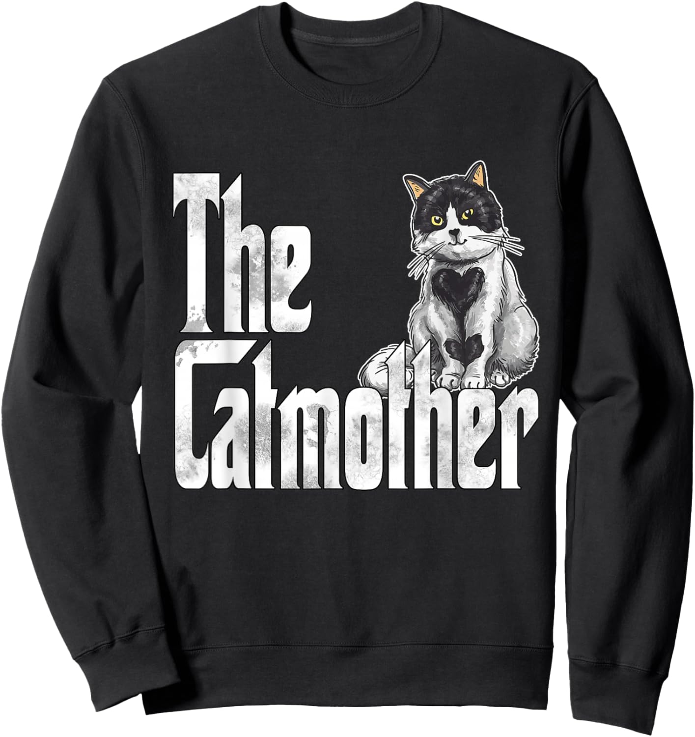 Cat Mom The Catmother Crazy Cat Mother Kitty Mommy Sweatshirt - Sweatshirt | Black