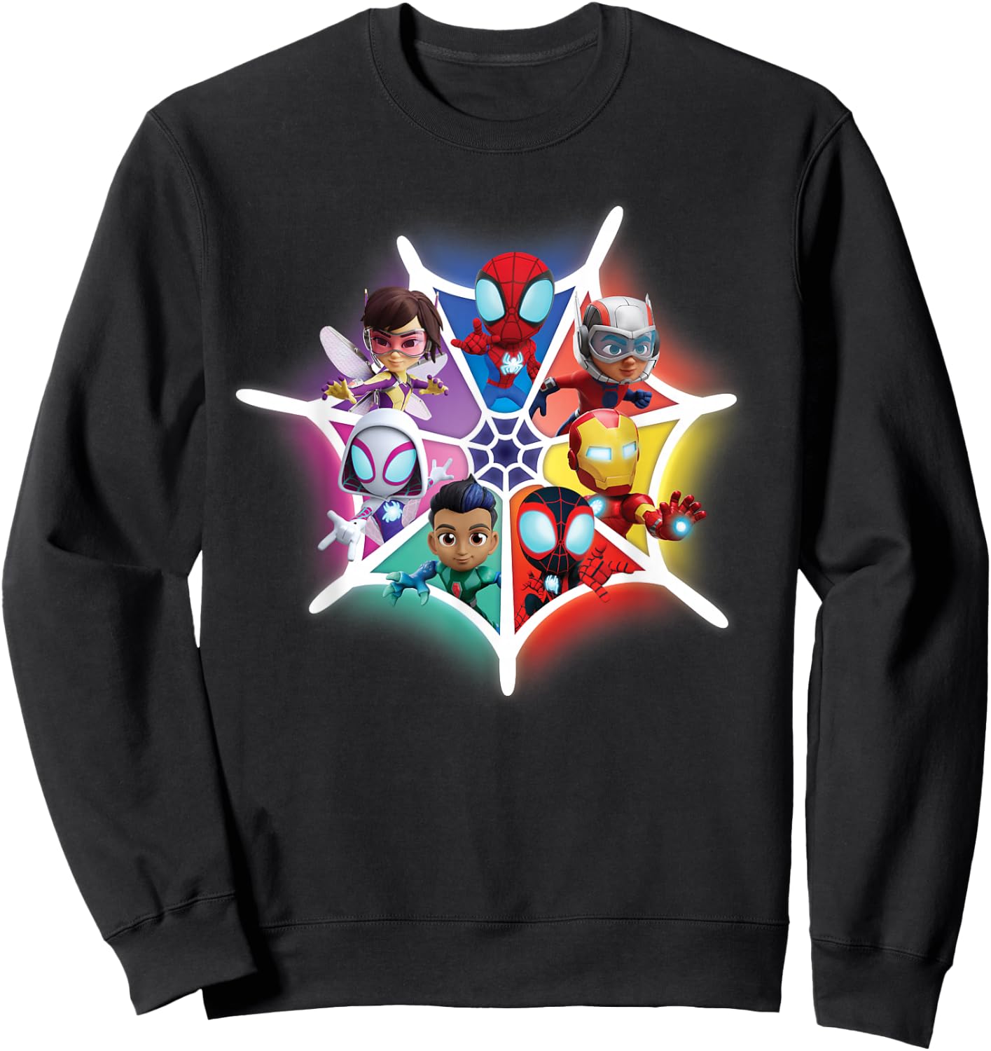 Marvel Spidey and His Amazing Friends Avengers Team-Up Sweatshirt - Sweatshirt | Black
