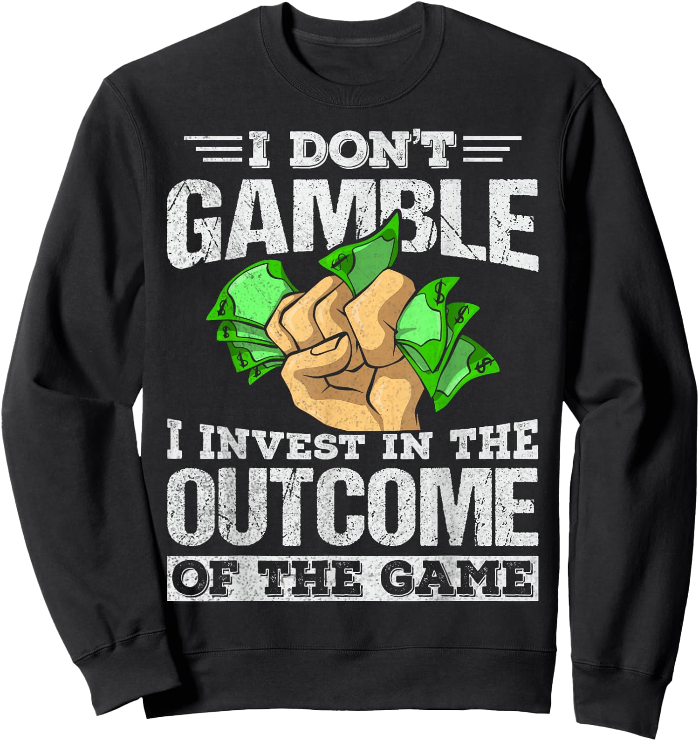 Gambling Sport Betting Design for a Sports Betting gambler Sweatshirt - Sweatshirt | Black
